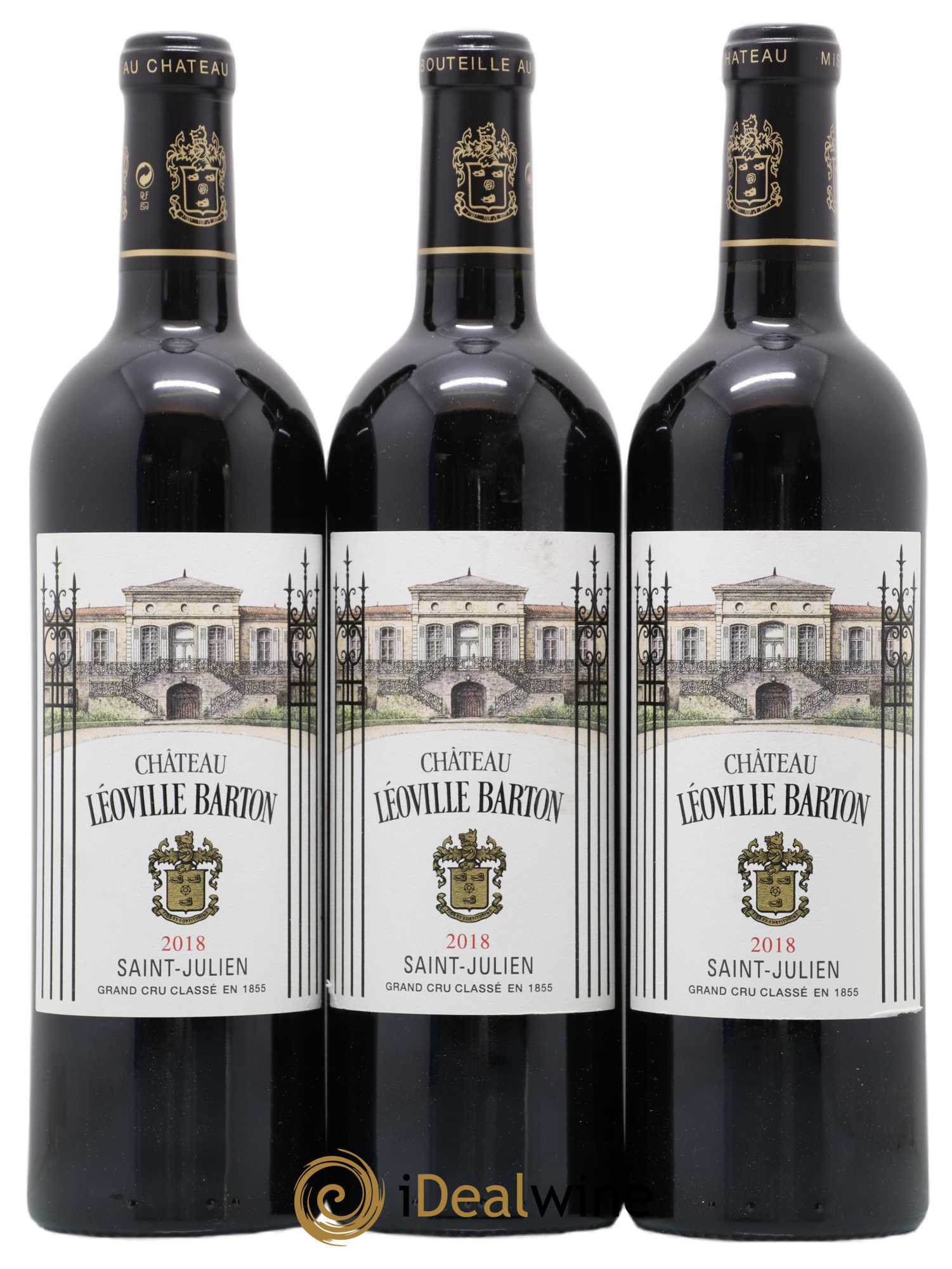 Château Léoville Barton 2ème Grand Cru Classé 2018 - Lot de 3 bouteilles - 0