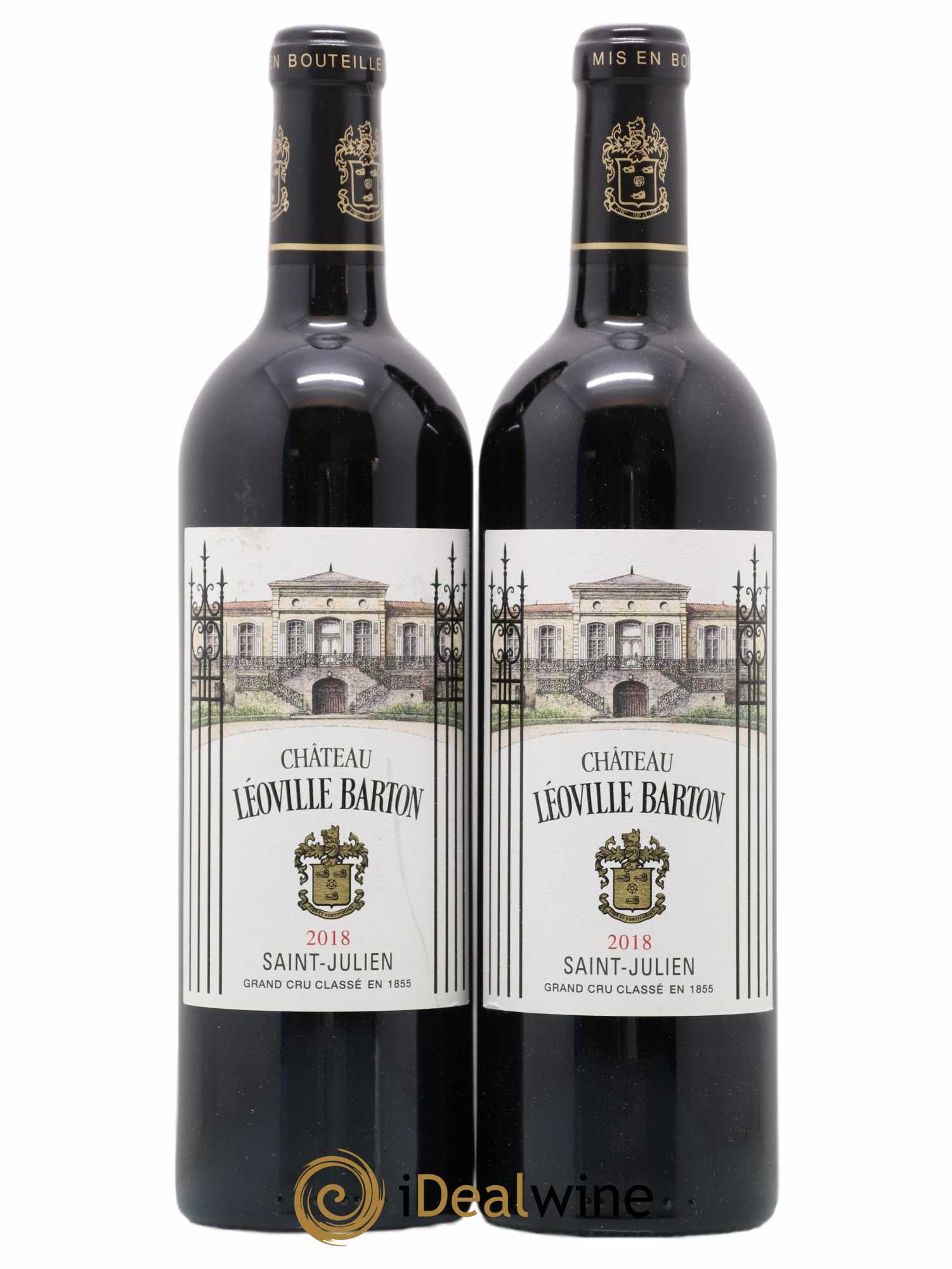 Château Léoville Barton 2ème Grand Cru Classé 2018 - Lot de 2 bouteilles - 0