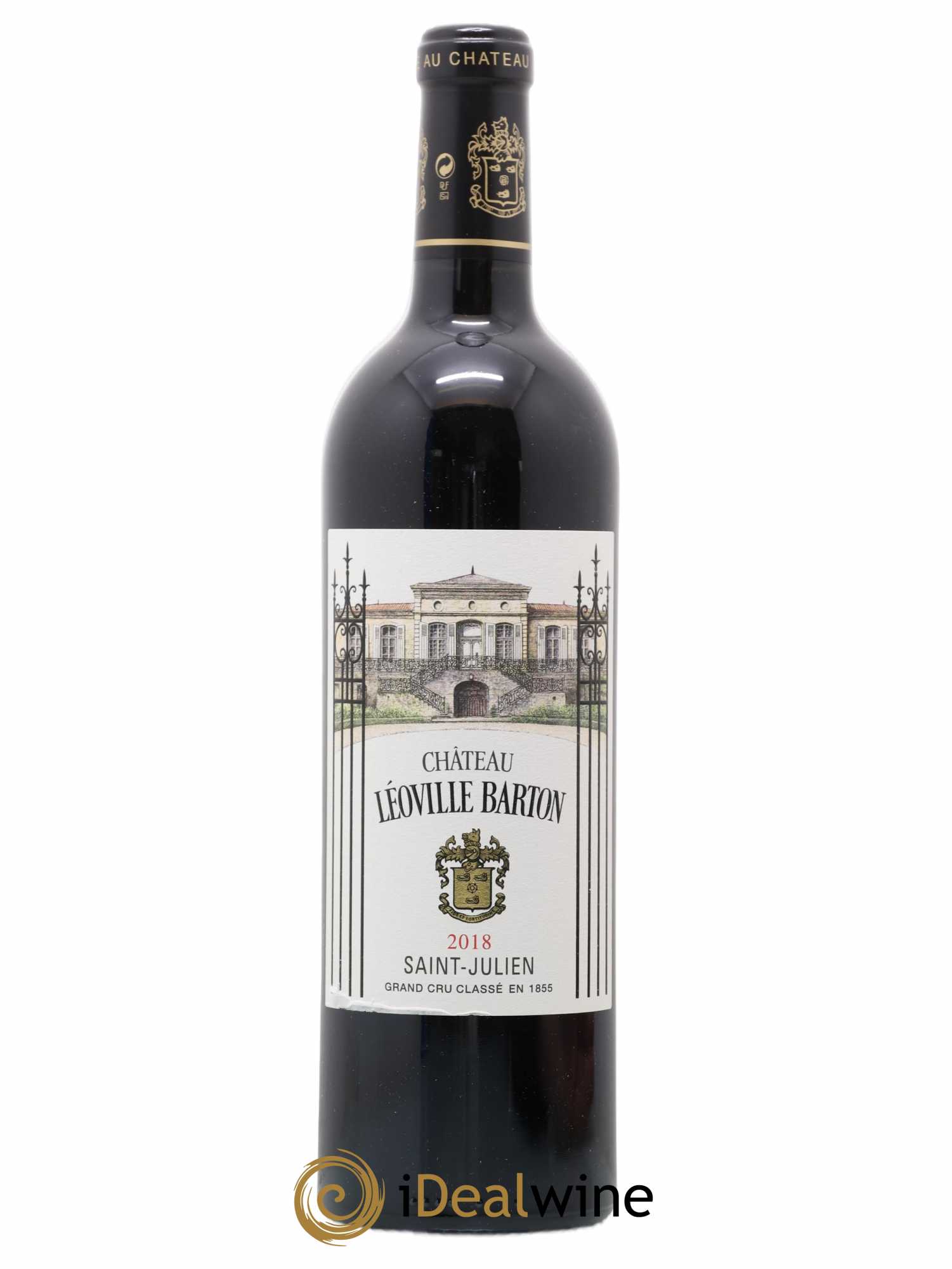 Château Léoville Barton 2ème Grand Cru Classé 2018 - Lot de 1 bouteille - 0