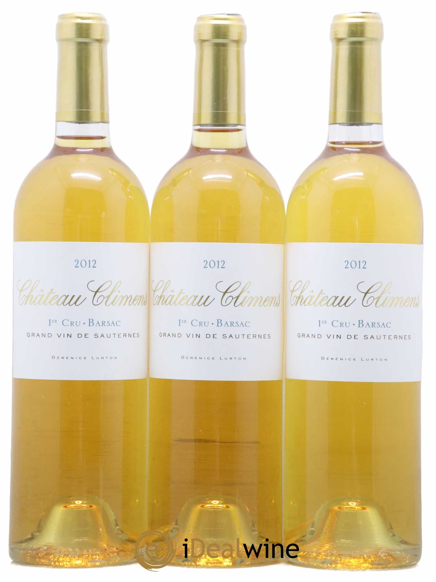Château Climens 1er Grand Cru Classé 2012 - Lotto di 3 bottiglie - 0