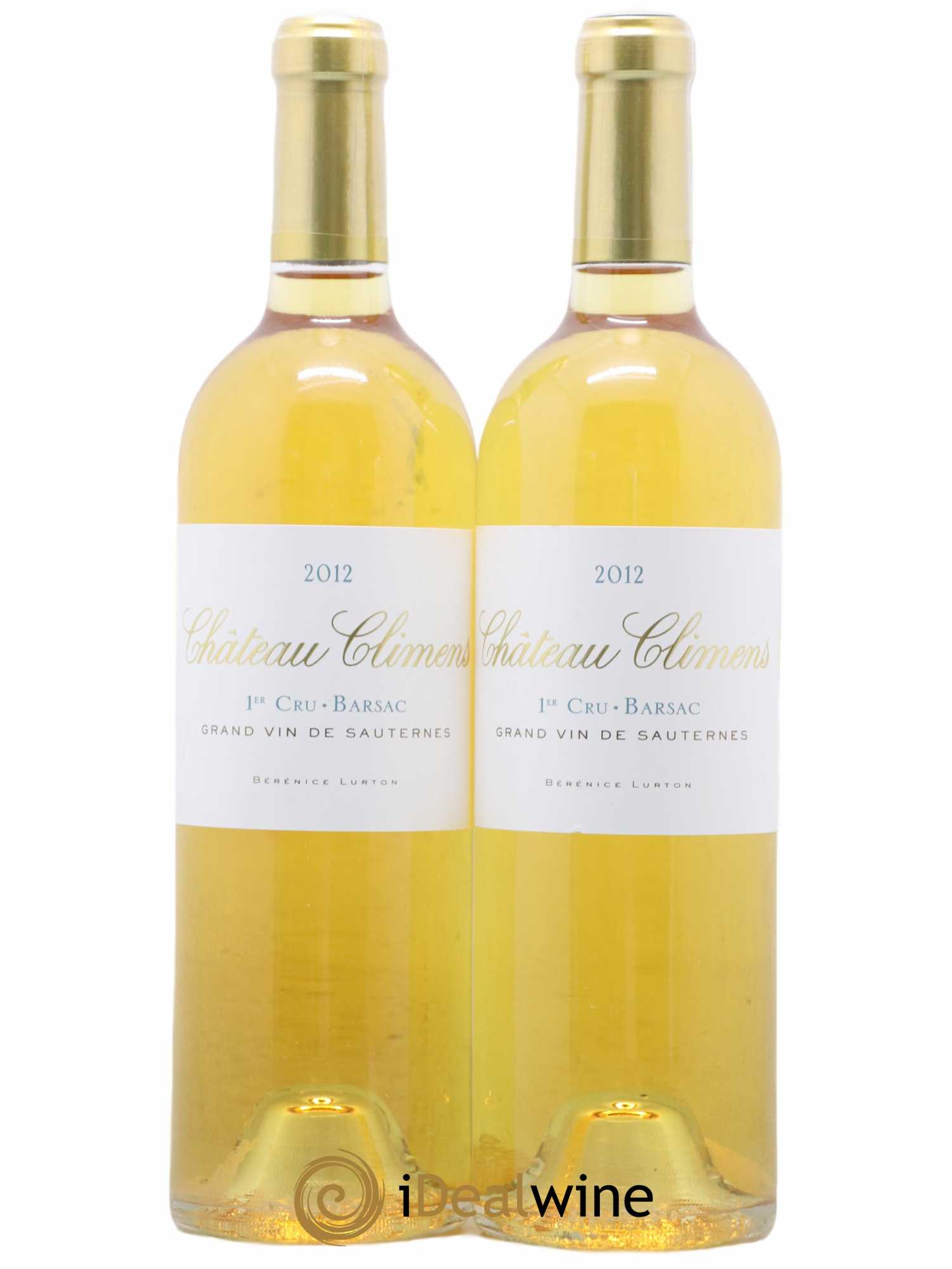 Château Climens 1er Grand Cru Classé 2012 - Lotto di 2 bottiglie - 0