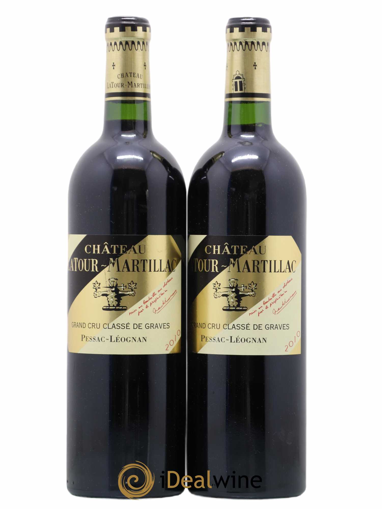 Château Latour-Martillac Cru Classé de Graves 2010 - Lot de 2 bouteilles - 0