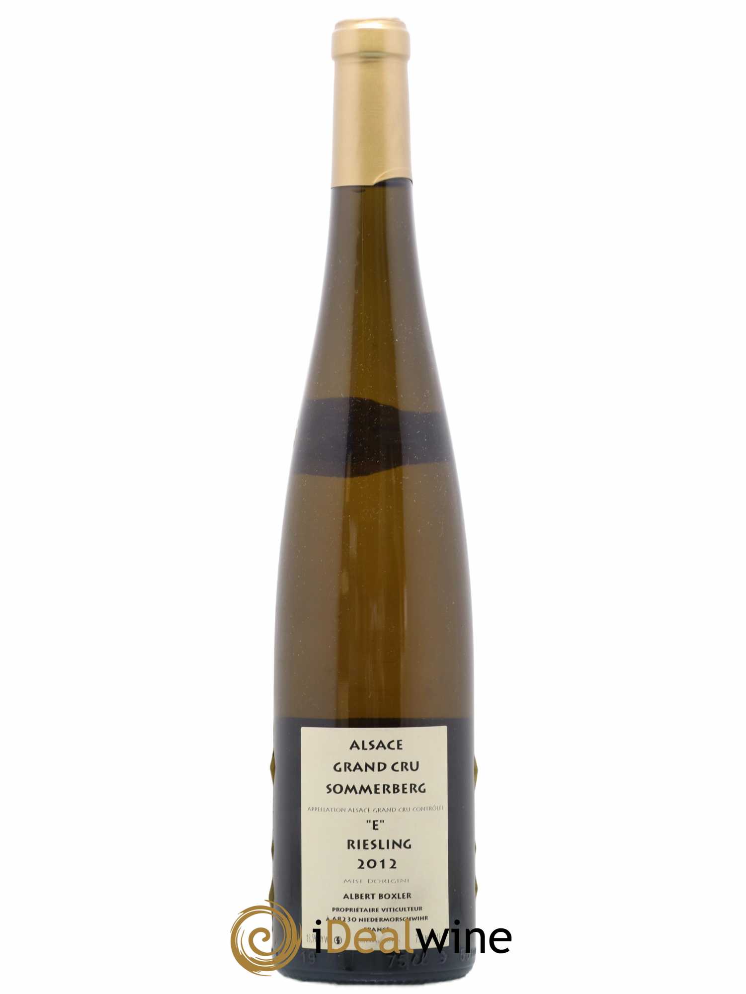 Alsace Riesling Grand Cru Sommerberg Albert Boxler E 2012 - Posten von 1 Flasche - 1
