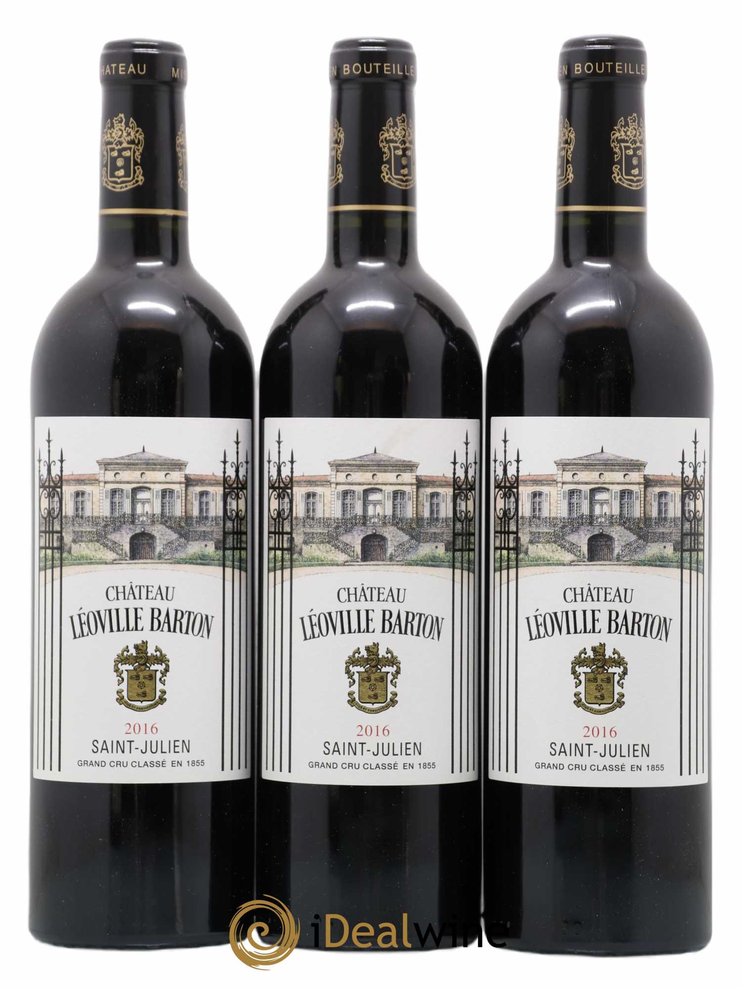 Château Léoville Barton 2ème Grand Cru Classé 2016 - Lot de 3 bouteilles - 0