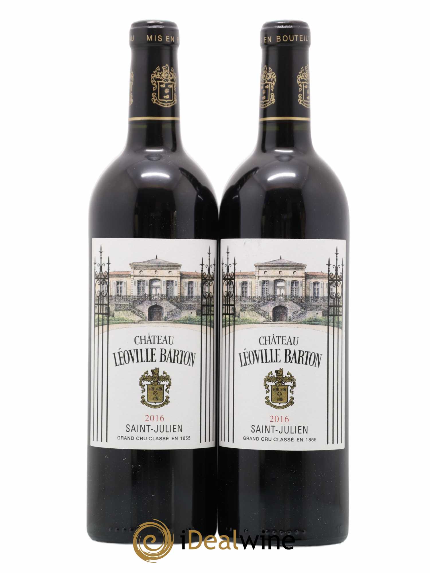 Château Léoville Barton 2ème Grand Cru Classé 2016 - Lot de 2 bouteilles - 0