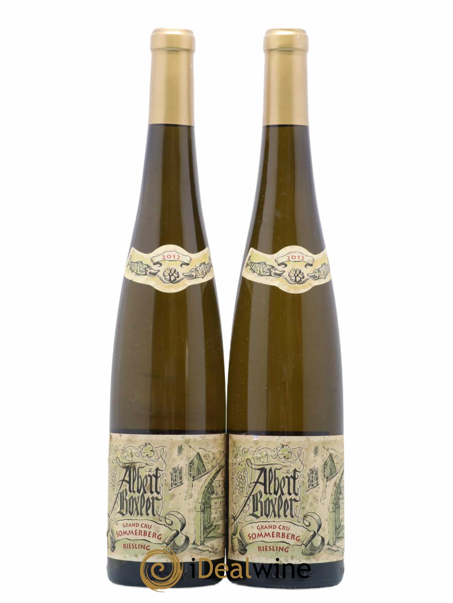 Alsace Riesling Grand Cru Sommerberg D Albert Boxler 2012 - Lot de 2 bouteilles - 0