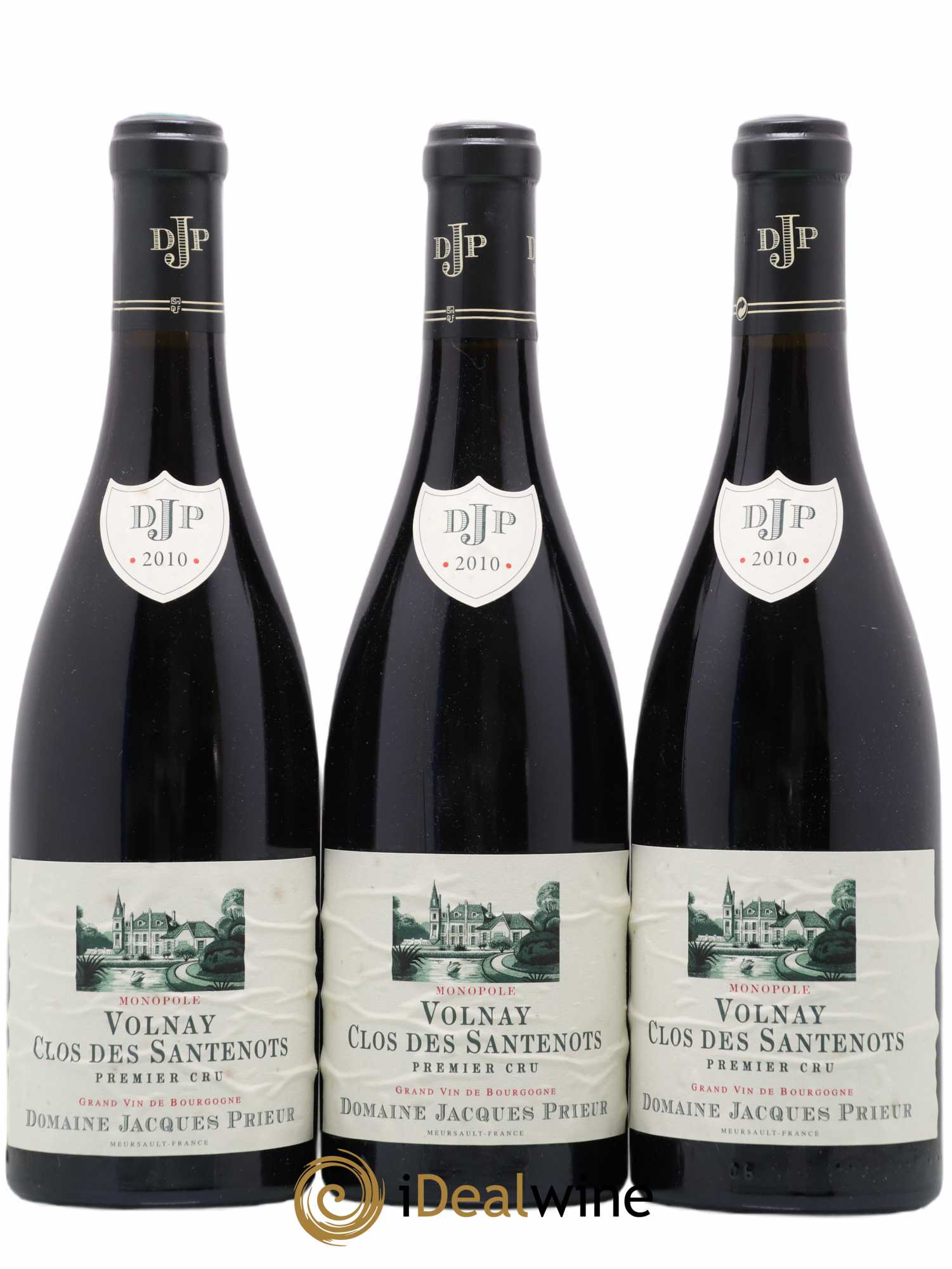 Volnay 1er Cru Clos des Santenots Jacques Prieur (Domaine) 2010 - Lot de 3 bouteilles - 0