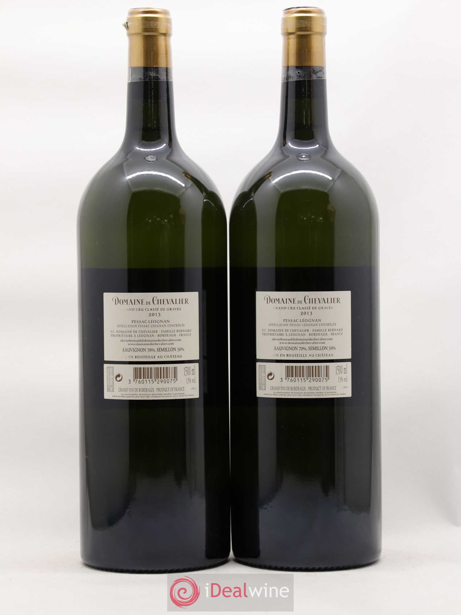Domaine de Chevalier Cru Classé de Graves 2013 - Lot de 2 magnums - 1