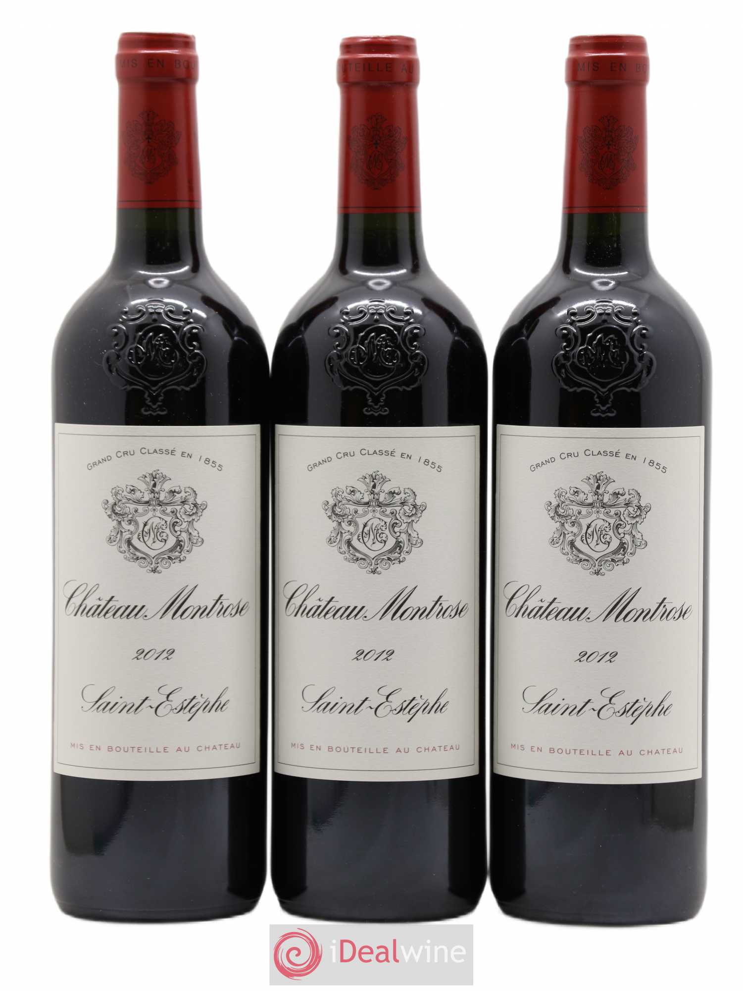 Château Montrose 2ème Grand Cru Classé 2012 - Lot de 3 bouteilles - 0
