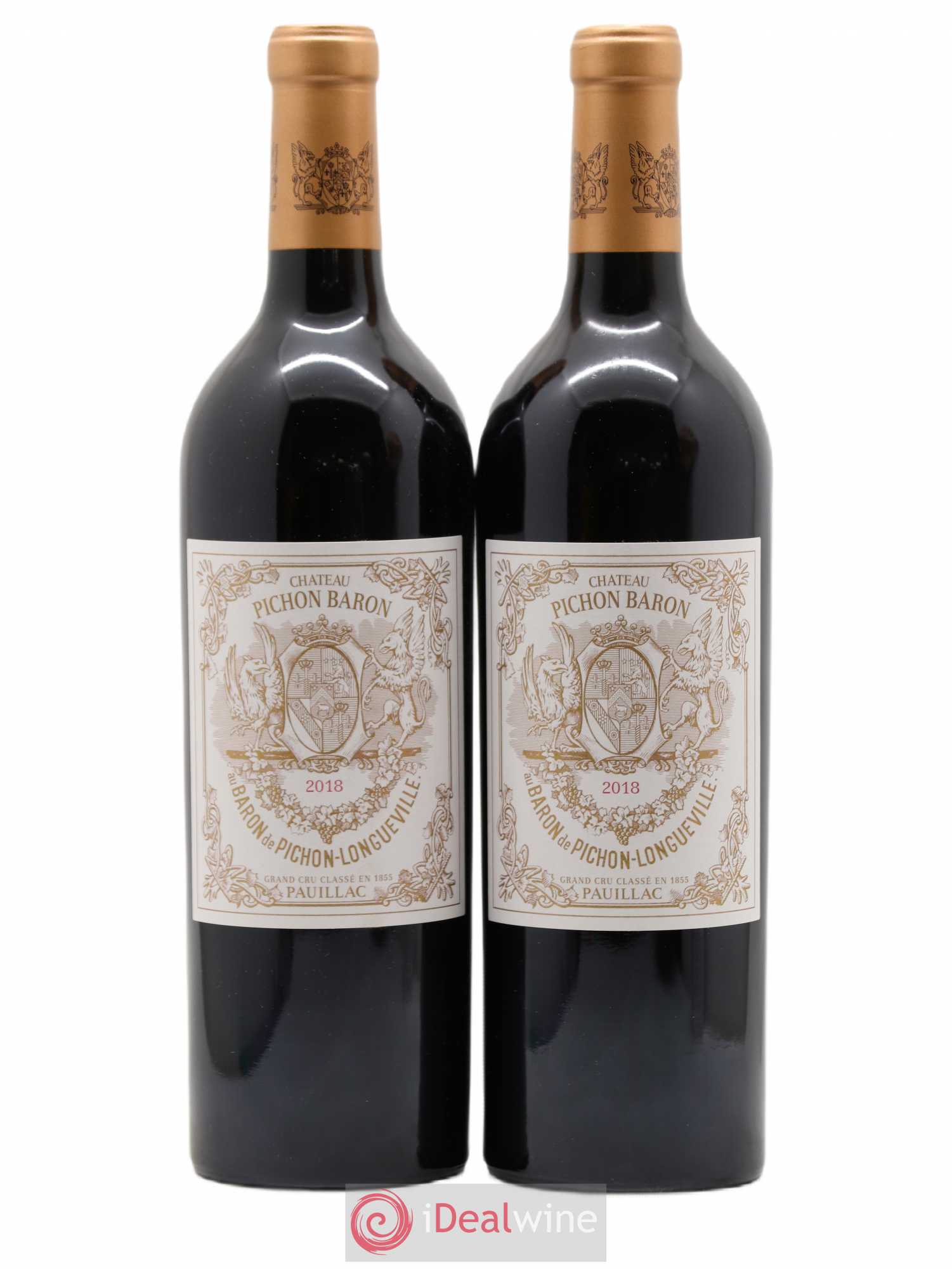 Pichon Longueville Baron 2ème Grand Cru Classé 2018 - Lot de 2 bouteilles - 0