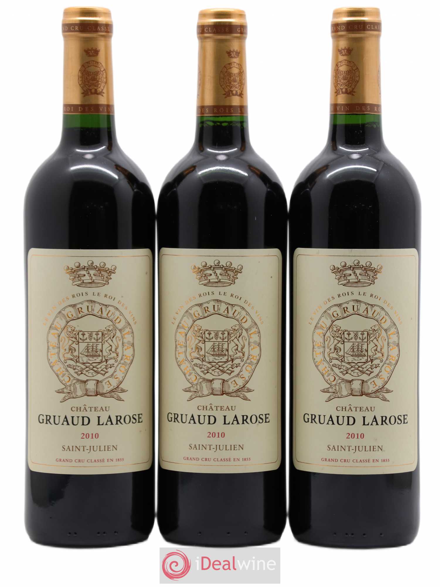Château Gruaud Larose 2ème Grand Cru Classé 2010 - Lot de 3 bouteilles - 0