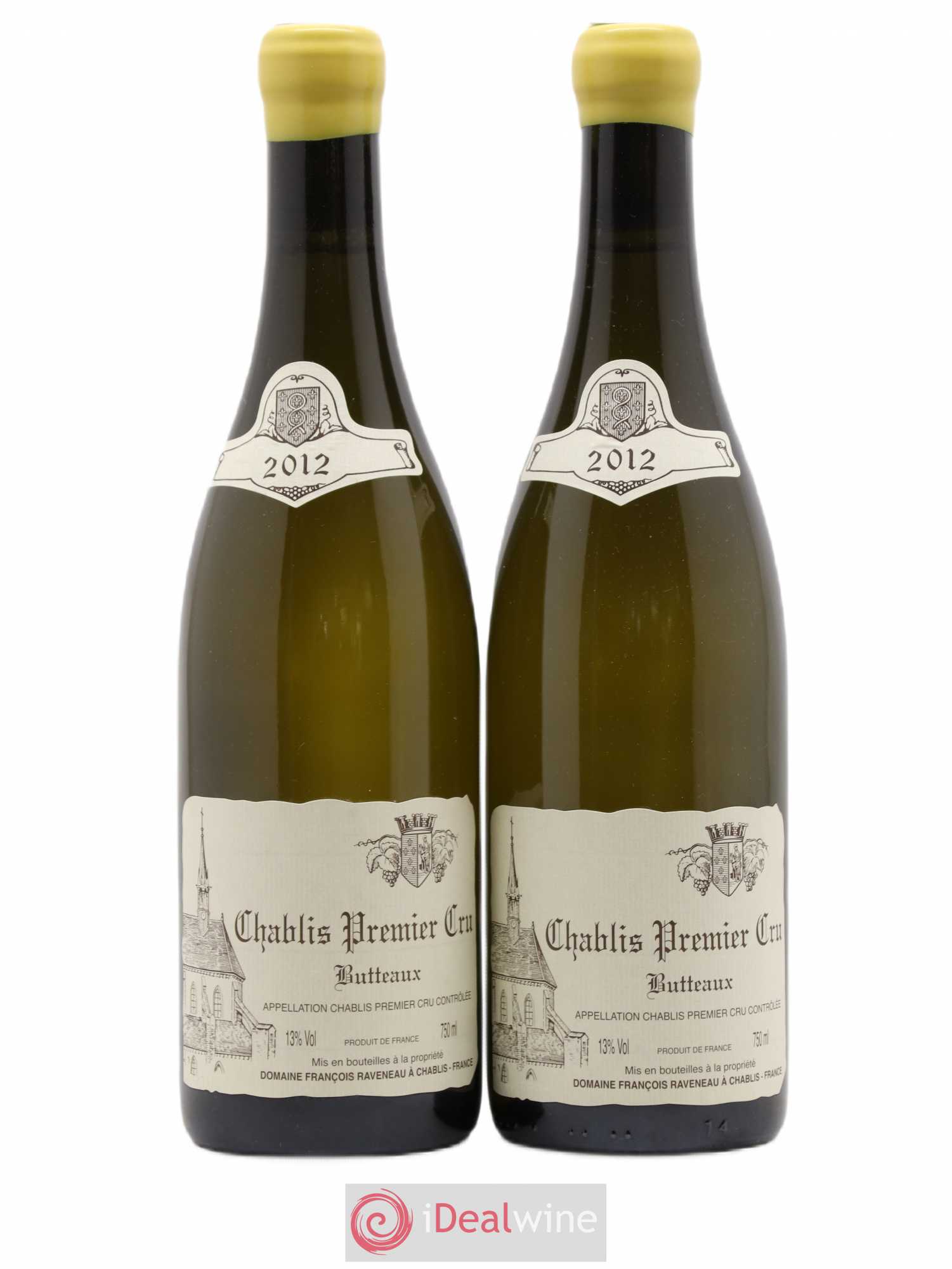 Chablis 1er Cru Butteaux Raveneau (Domaine) 2012 - Lot de 2 bouteilles - 0