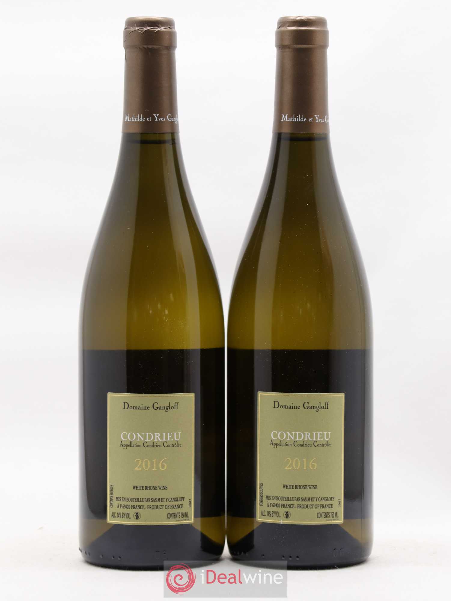 Condrieu Domaine Gangloff (Domaine) 2016 - Lot de 2 bouteilles - 1