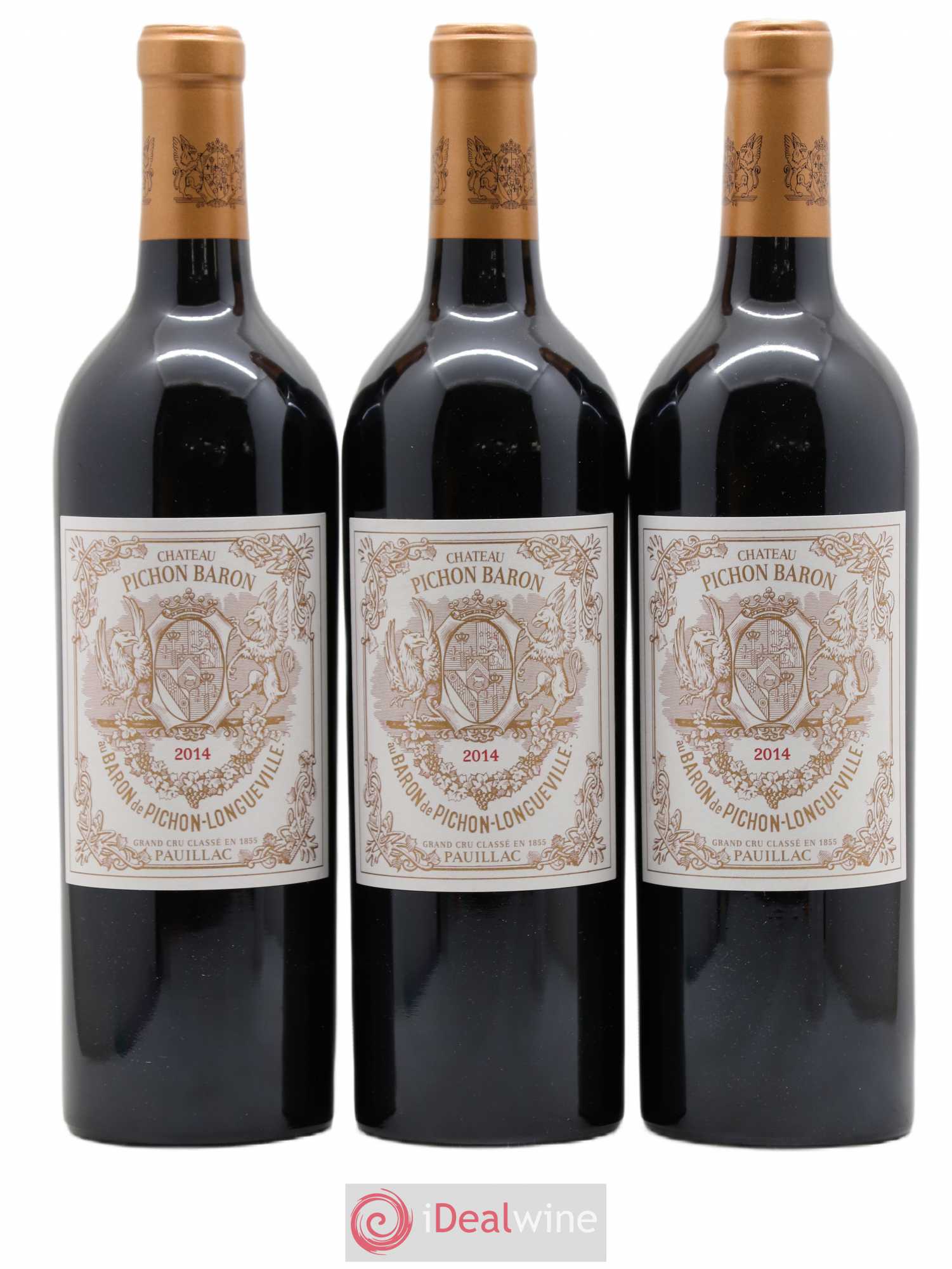 Pichon Longueville Baron 2ème Grand Cru Classé 2014 - Lot de 3 bouteilles - 0