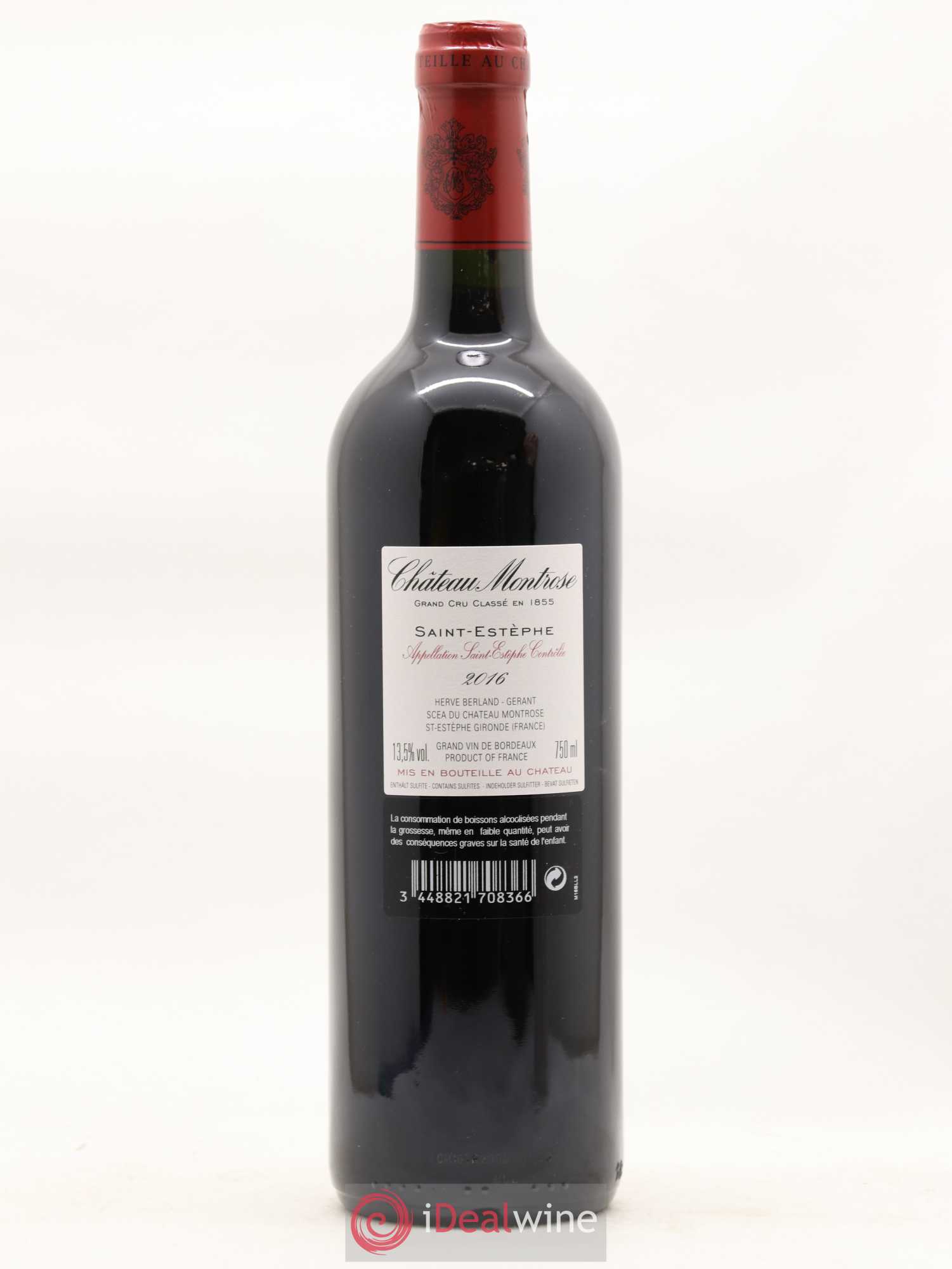 Château Montrose 2ème Grand Cru Classé 2016 - Lot de 1 bouteille - 1