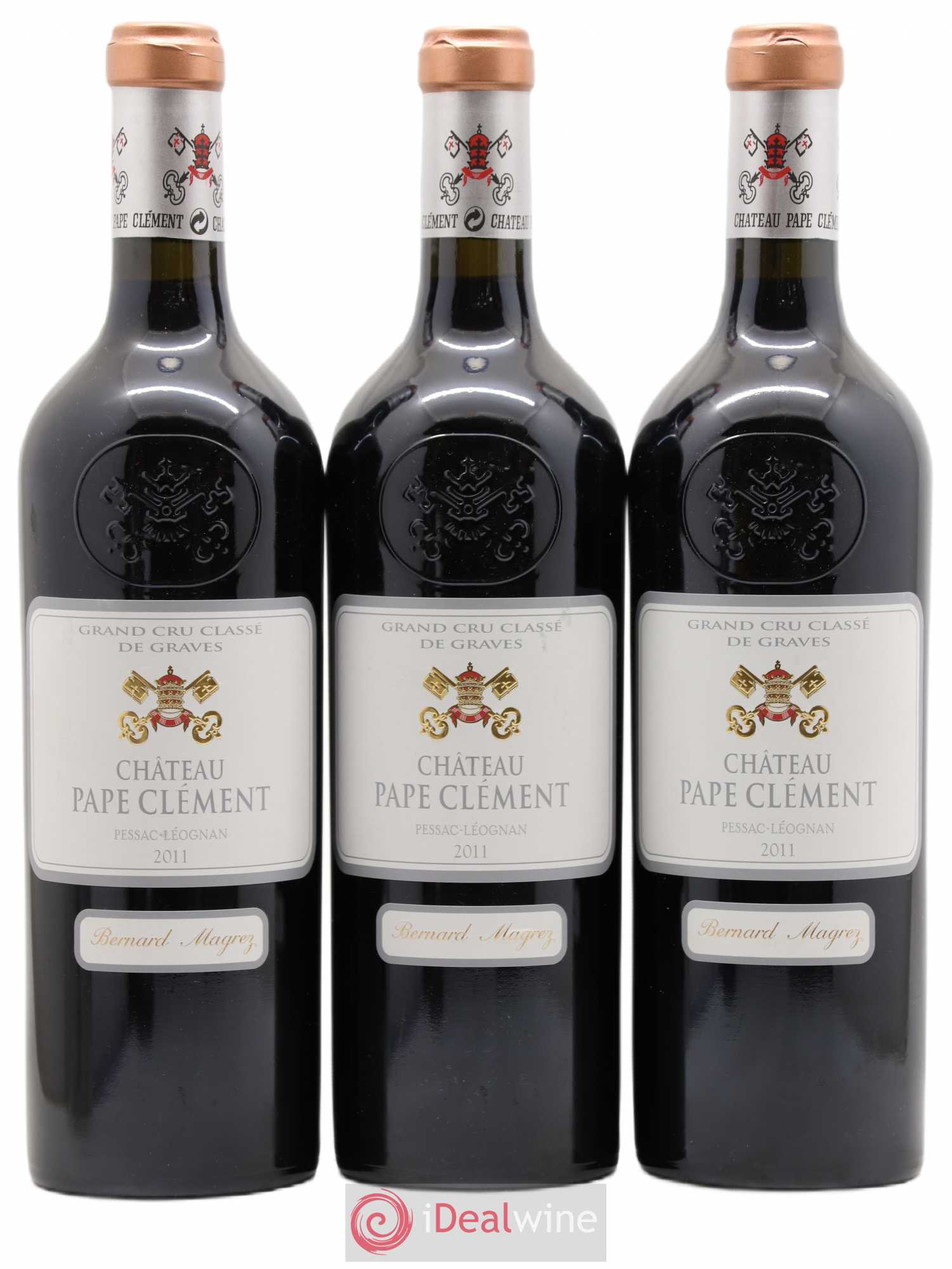 Château Pape Clément Cru Classé de Graves 2011 - Lot de 3 bouteilles - 0