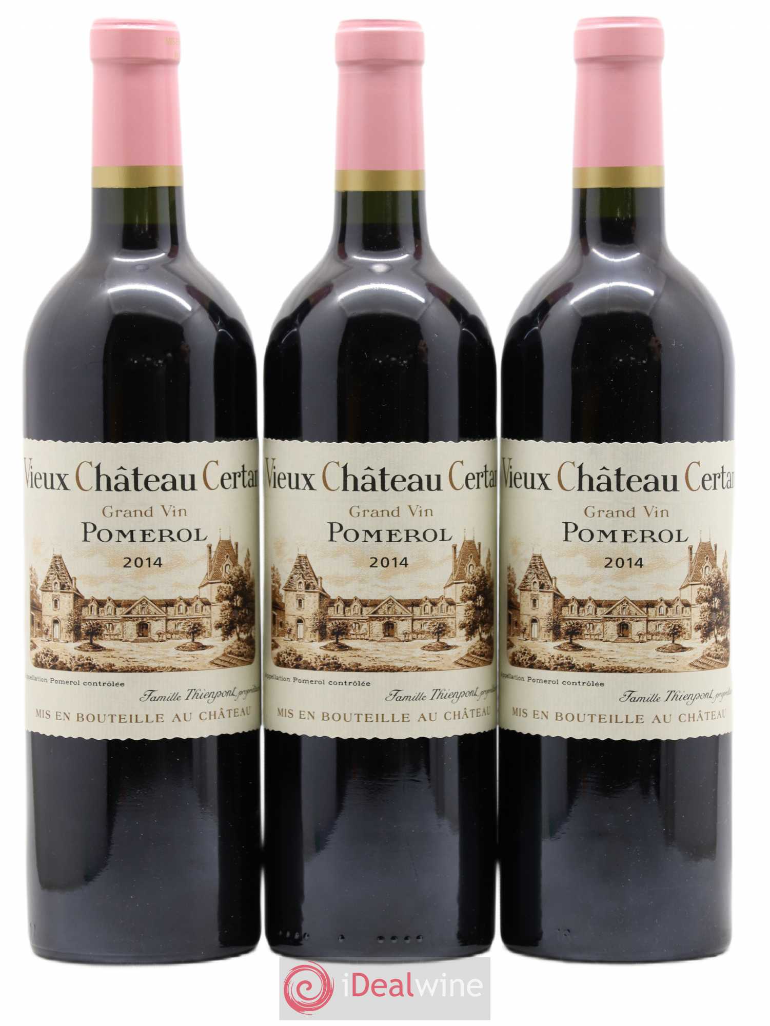 Vieux Château Certan 2014 - Lot de 3 bouteilles - 0