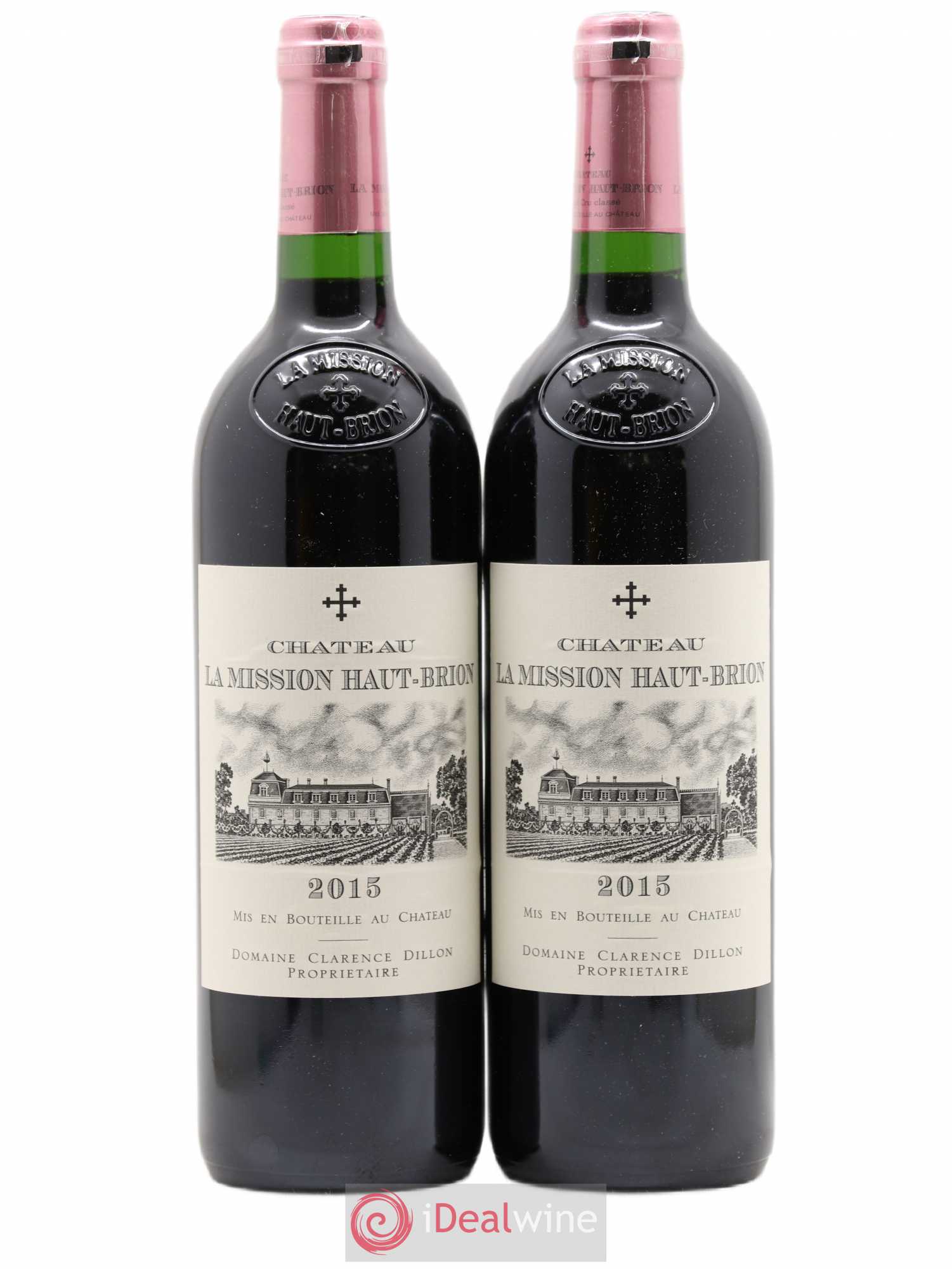Château la Mission Haut-Brion Cru Classé de Graves 2015 - Lot de 2 bouteilles - 0