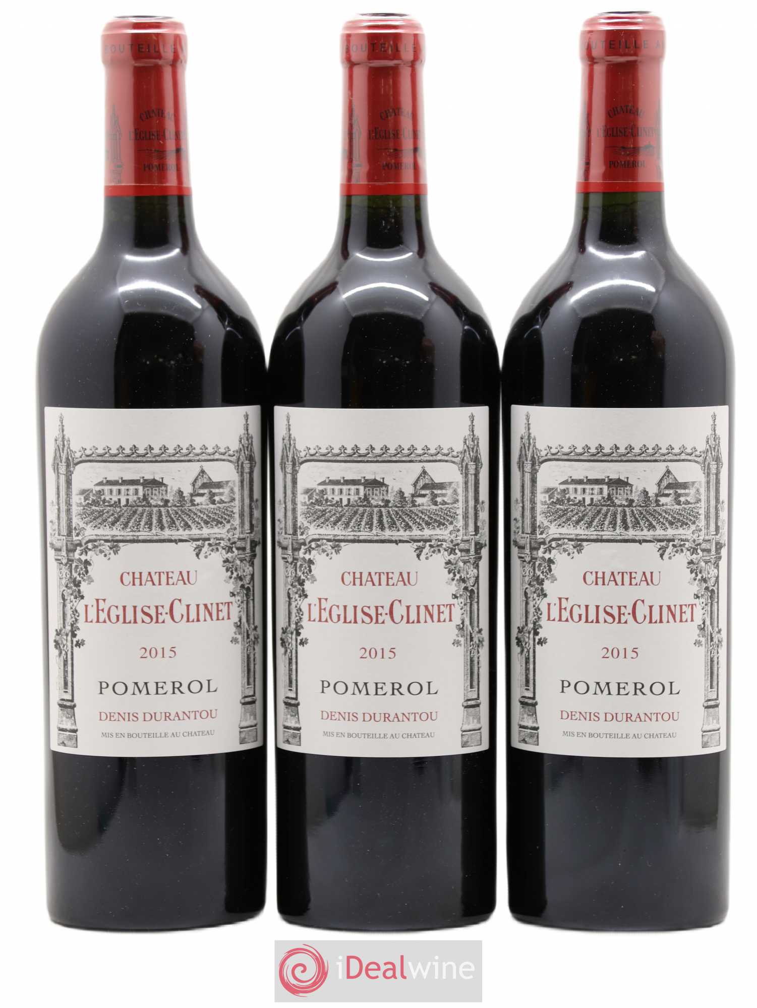 Château l' Église Clinet 2015 - Lot de 3 bouteilles - 0