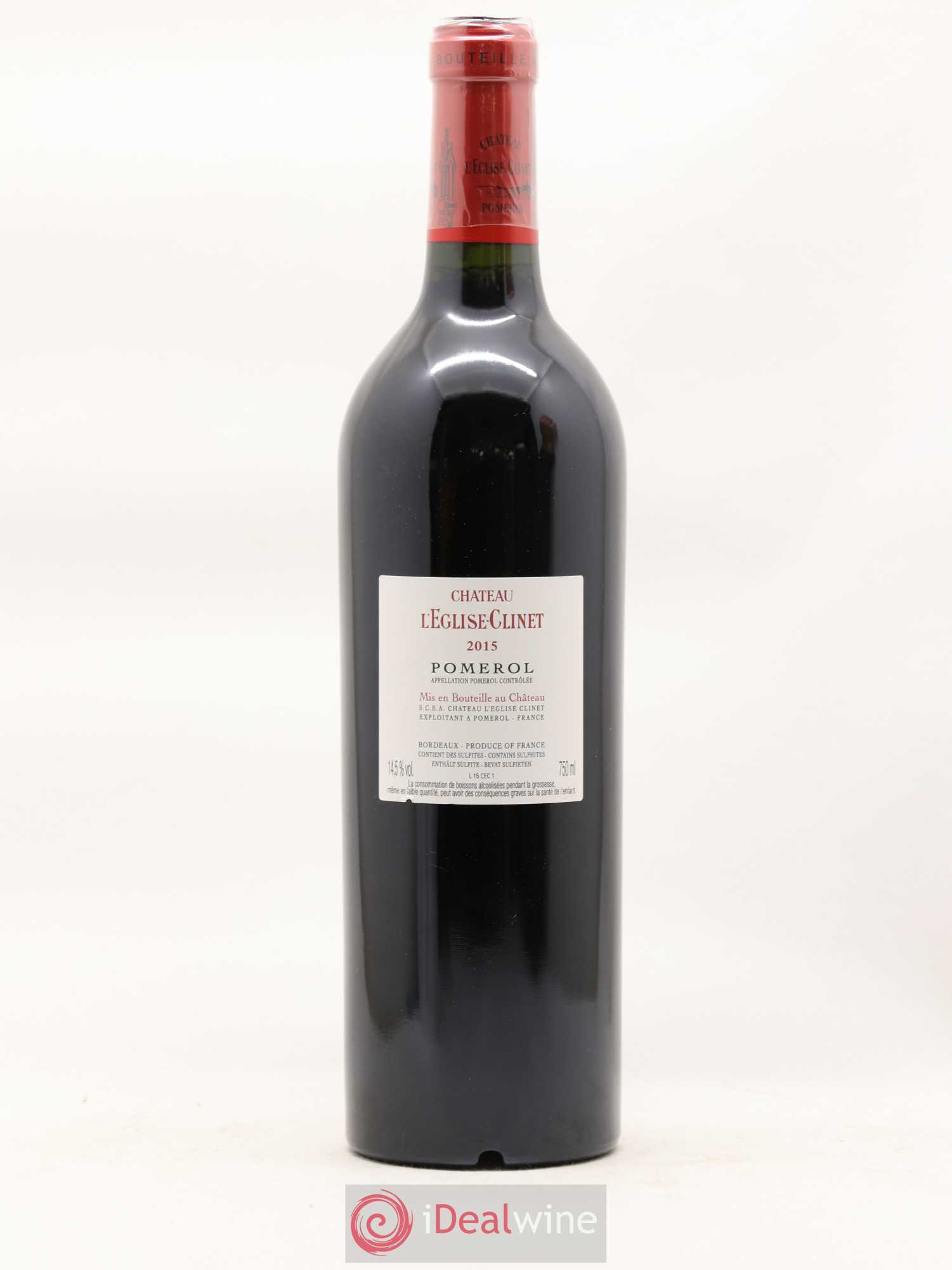 Château l' Église Clinet 2015 - Lot de 1 bouteille - 1