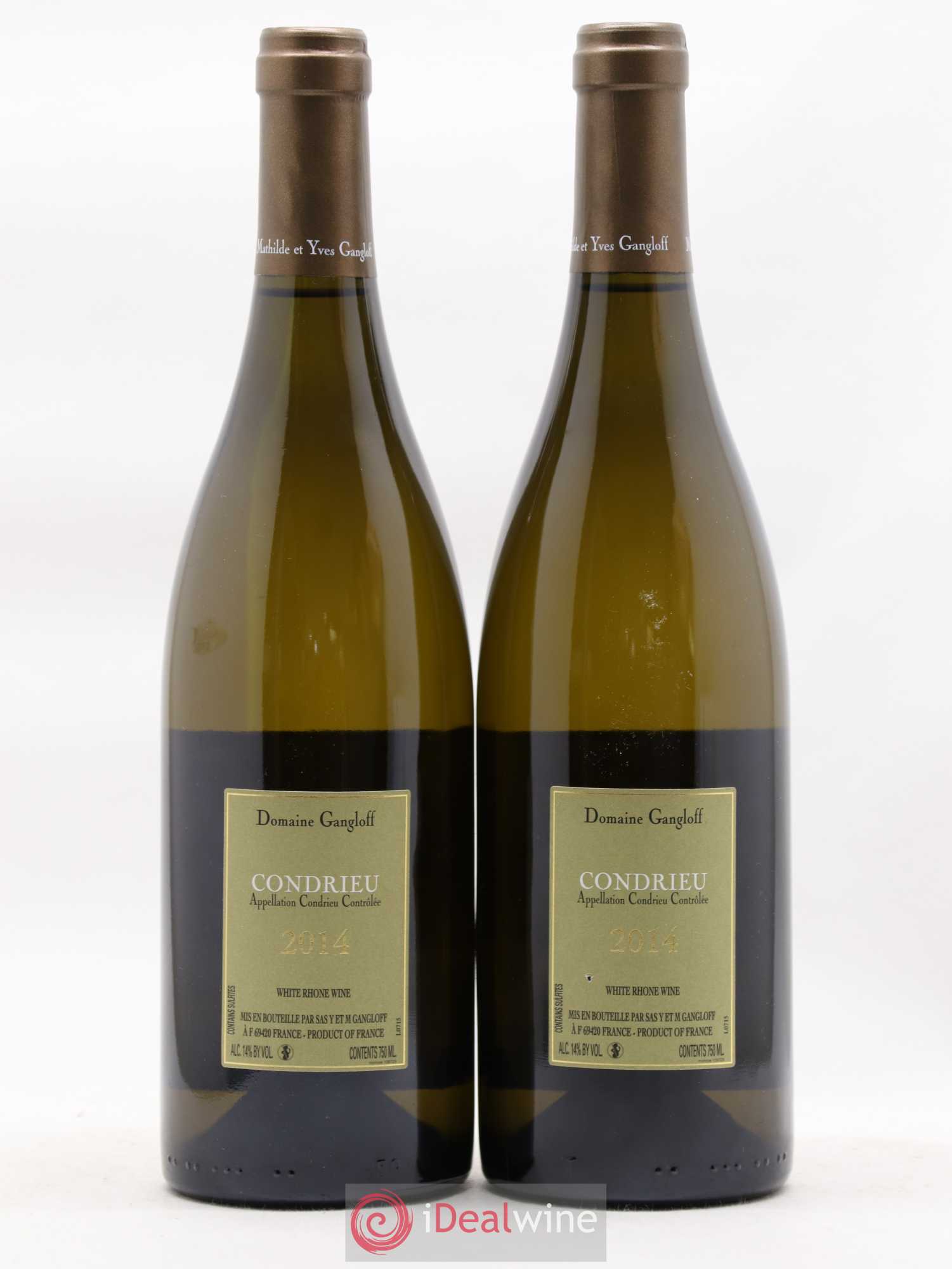 Condrieu Domaine Gangloff (Domaine) 2014 - Lot de 2 bouteilles - 1