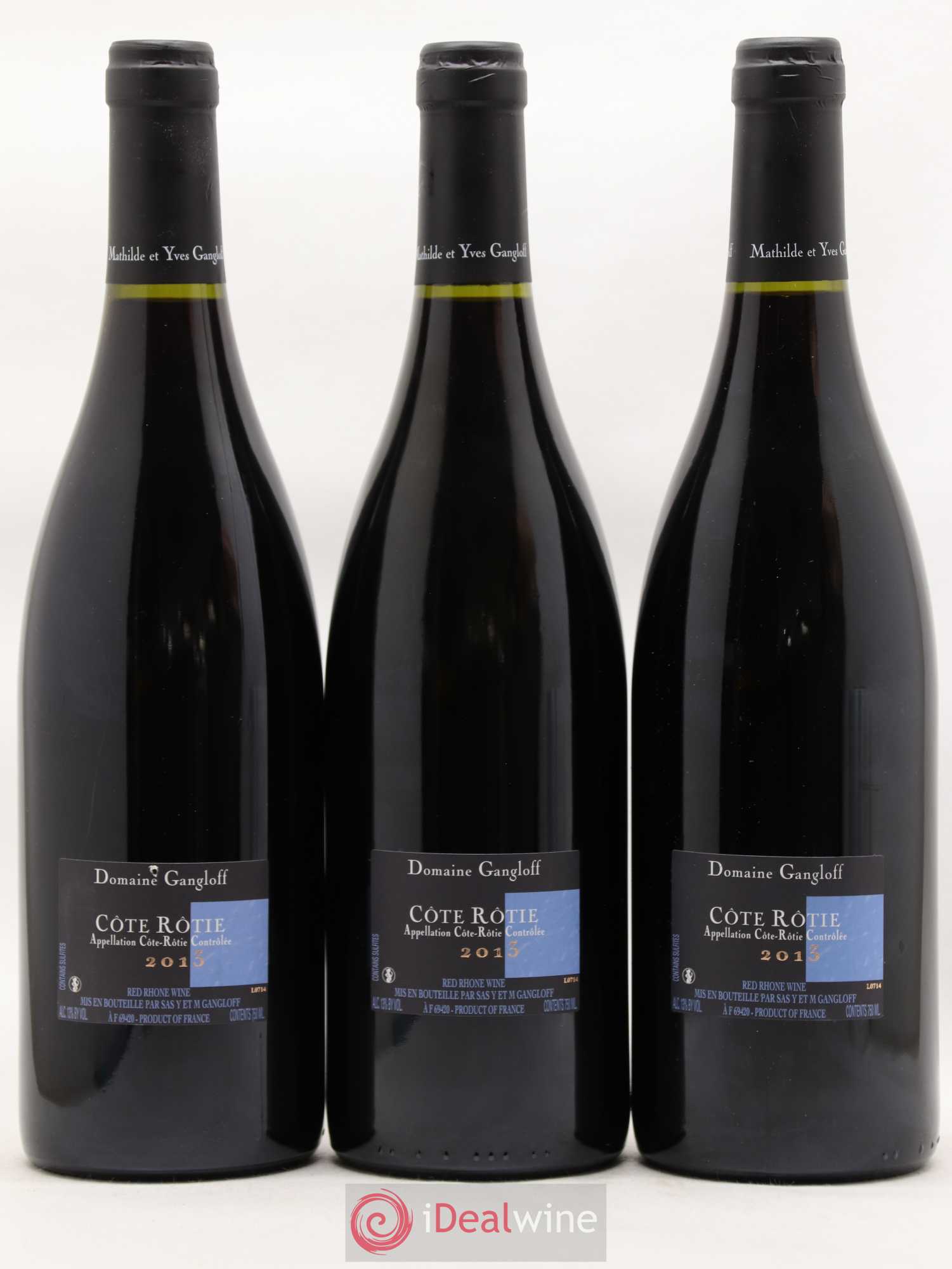 Côte-Rôtie La Barbarine Gangloff (Domaine) 2013 - Lot de 3 bouteilles - 1