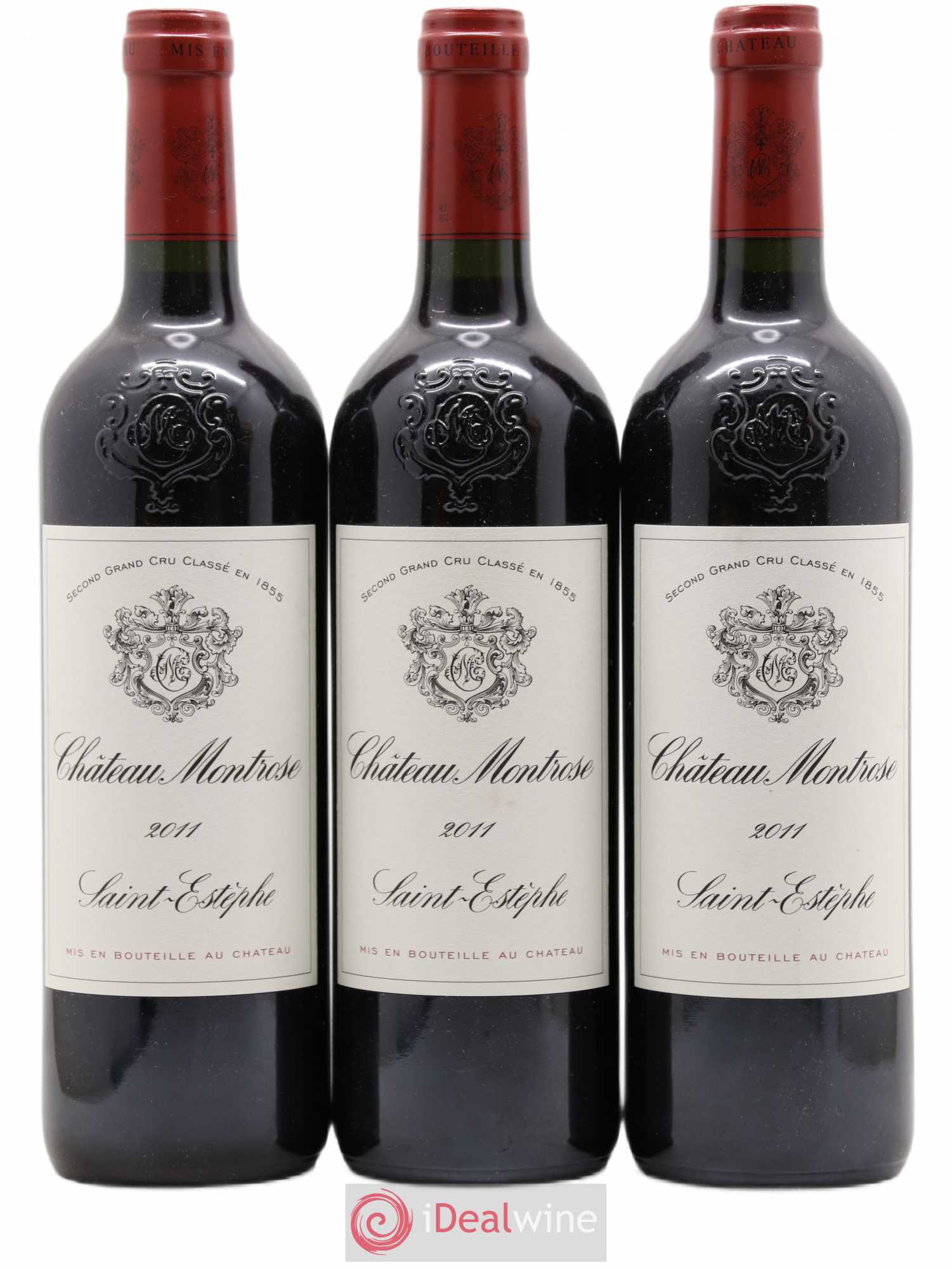 Château Montrose 2ème Grand Cru Classé 2011 - Lot de 3 bouteilles - 0