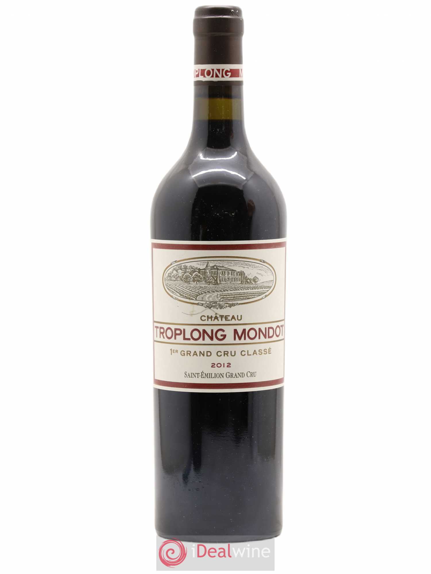 Château Troplong Mondot 1er Grand Cru Classé B 2012 - Lot de 1 bouteille - 0