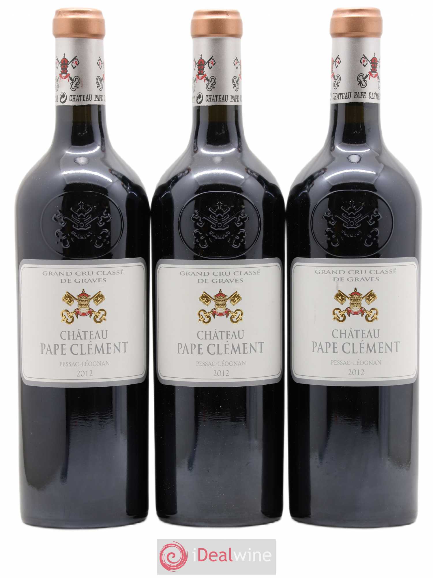 Château Pape Clément Cru Classé de Graves 2012 - Lot de 3 bouteilles - 0
