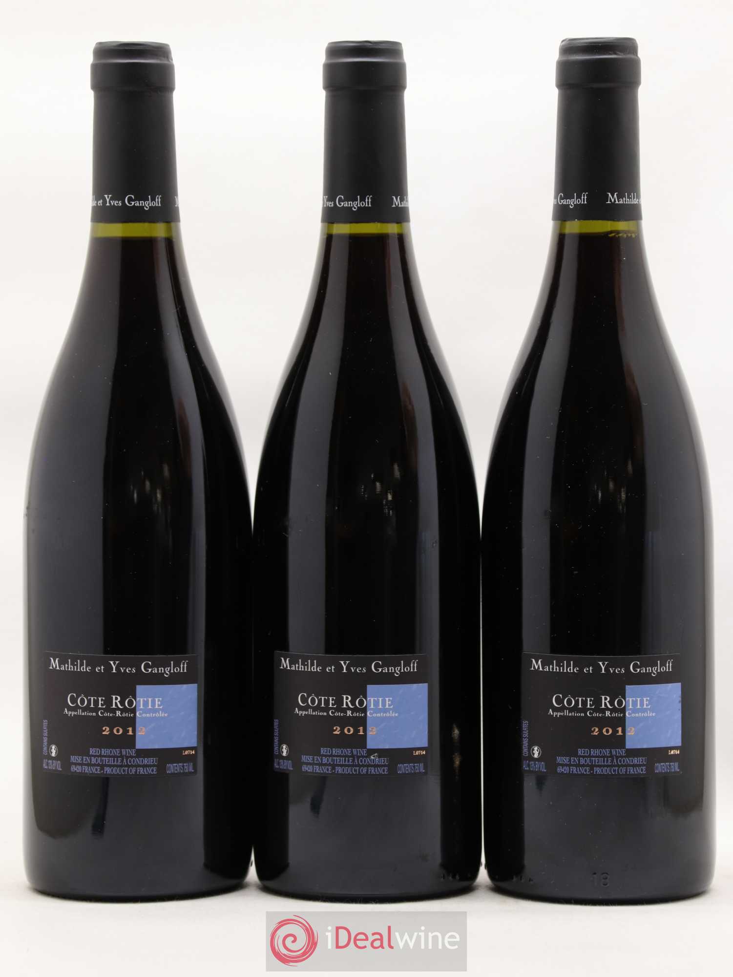 Côte-Rôtie La Barbarine Gangloff (Domaine) 2012 - Lot de 3 bouteilles - 1