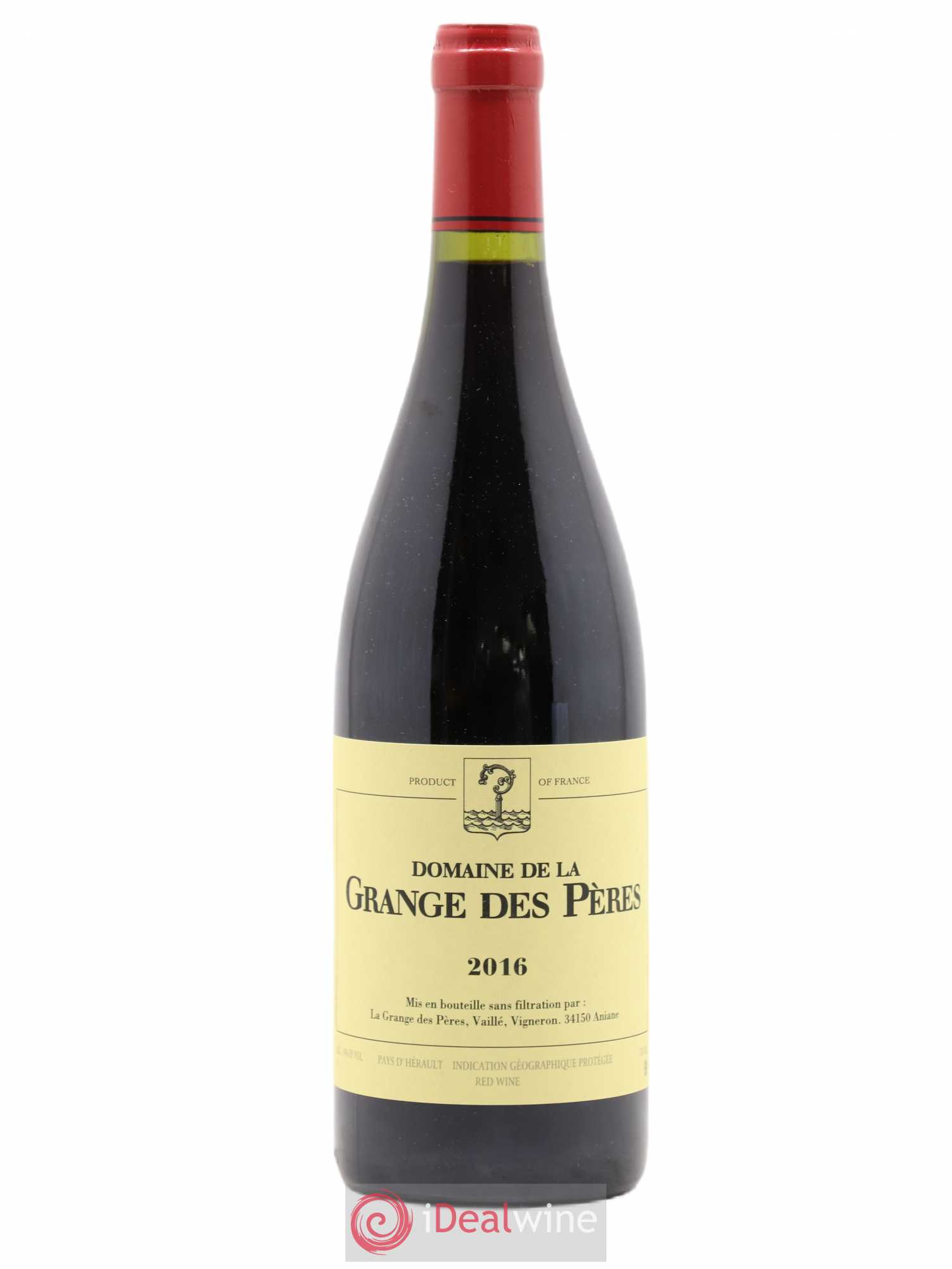 Pays d'Hérault Grange des Pères Laurent Vaillé 2016 - Lot de 1 bouteille - 0