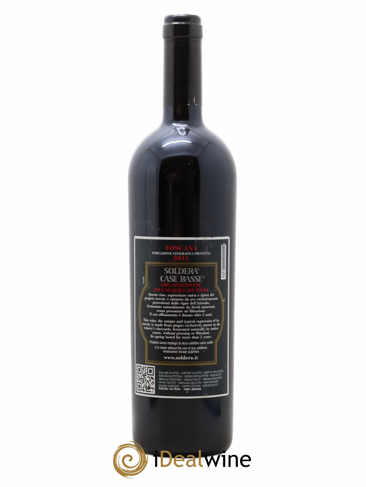 Toscana IGT Sangiovese Soldera Case Basse - Gianfranco Soldera 2013 - Lot de 1 bouteille - 1