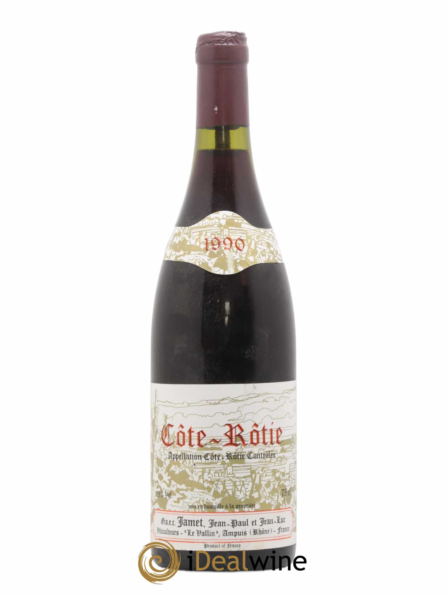 Côte-Rôtie Jamet (Domaine) 1990 - Lot of 1 bottle - 0