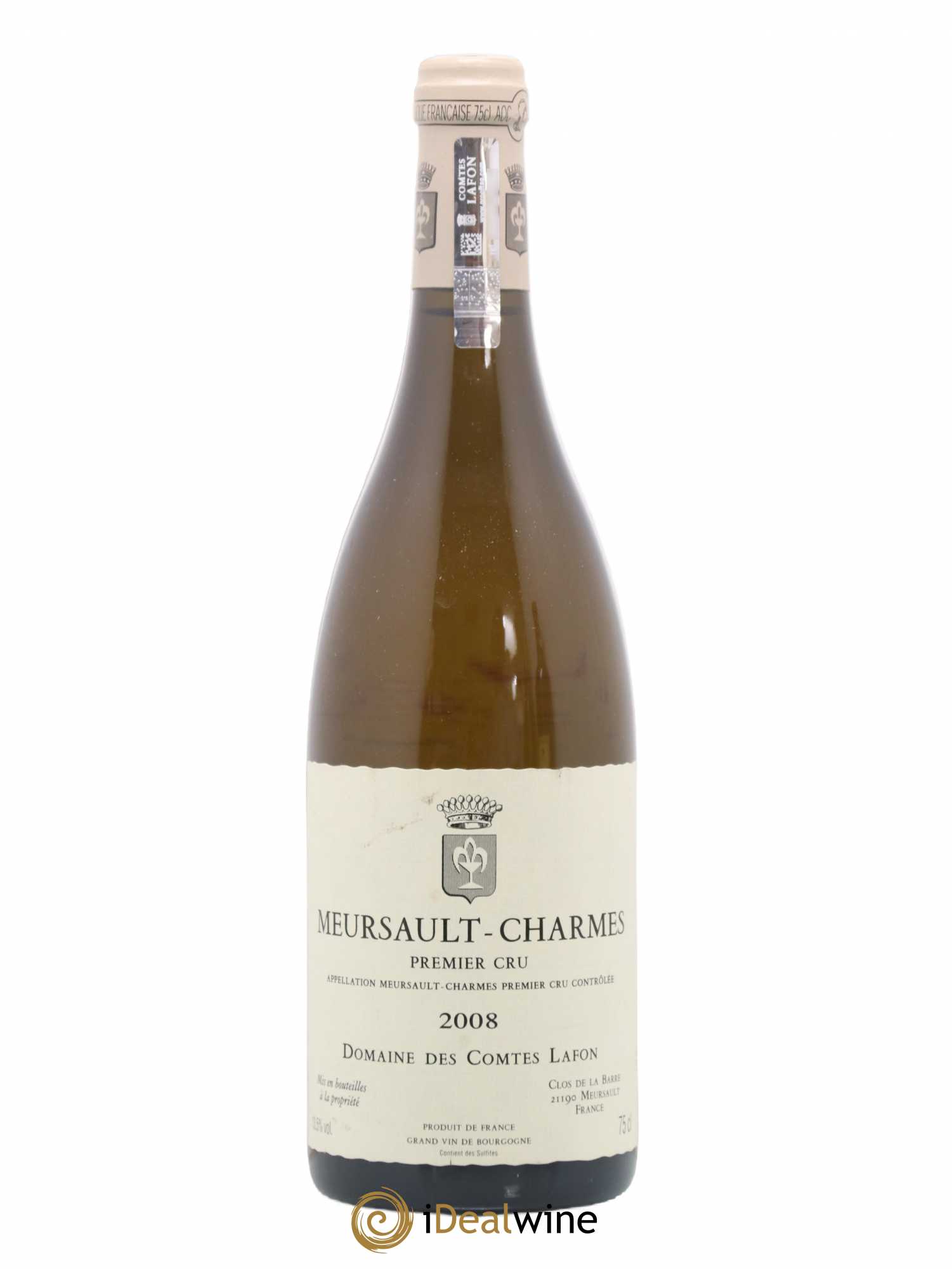 Meursault 1er Cru Charmes Comtes Lafon (Domaine des) 2008 - Lot de 1 bouteille - 0