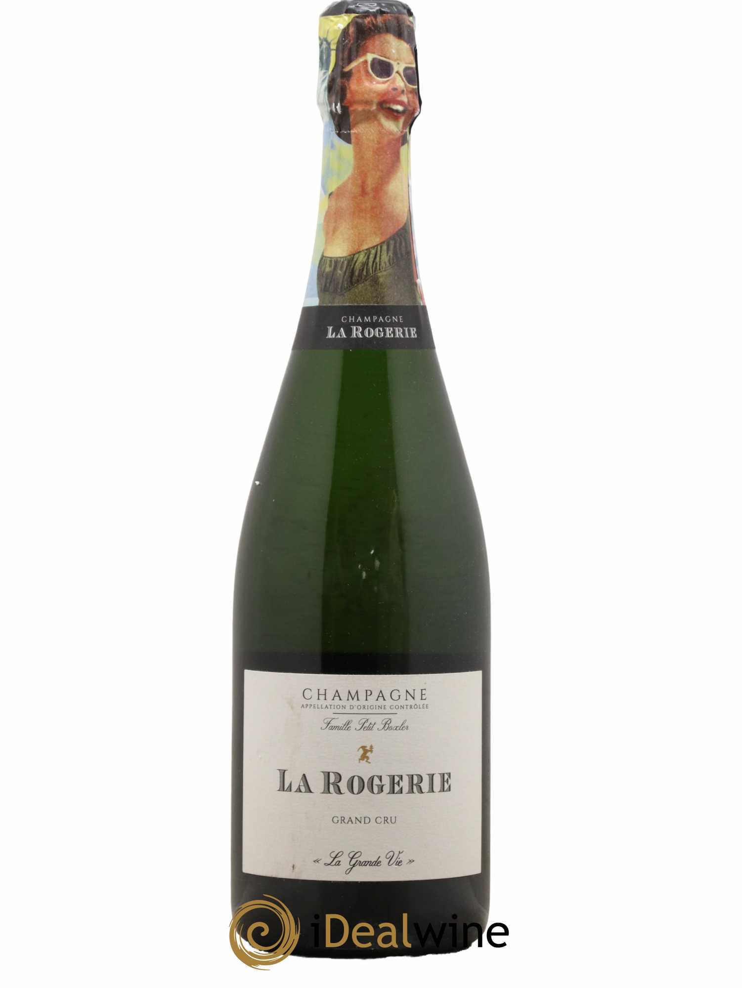 Champagne Cuvée la Grande Vie La Rogerie - Lot de 1 bouteille - 0