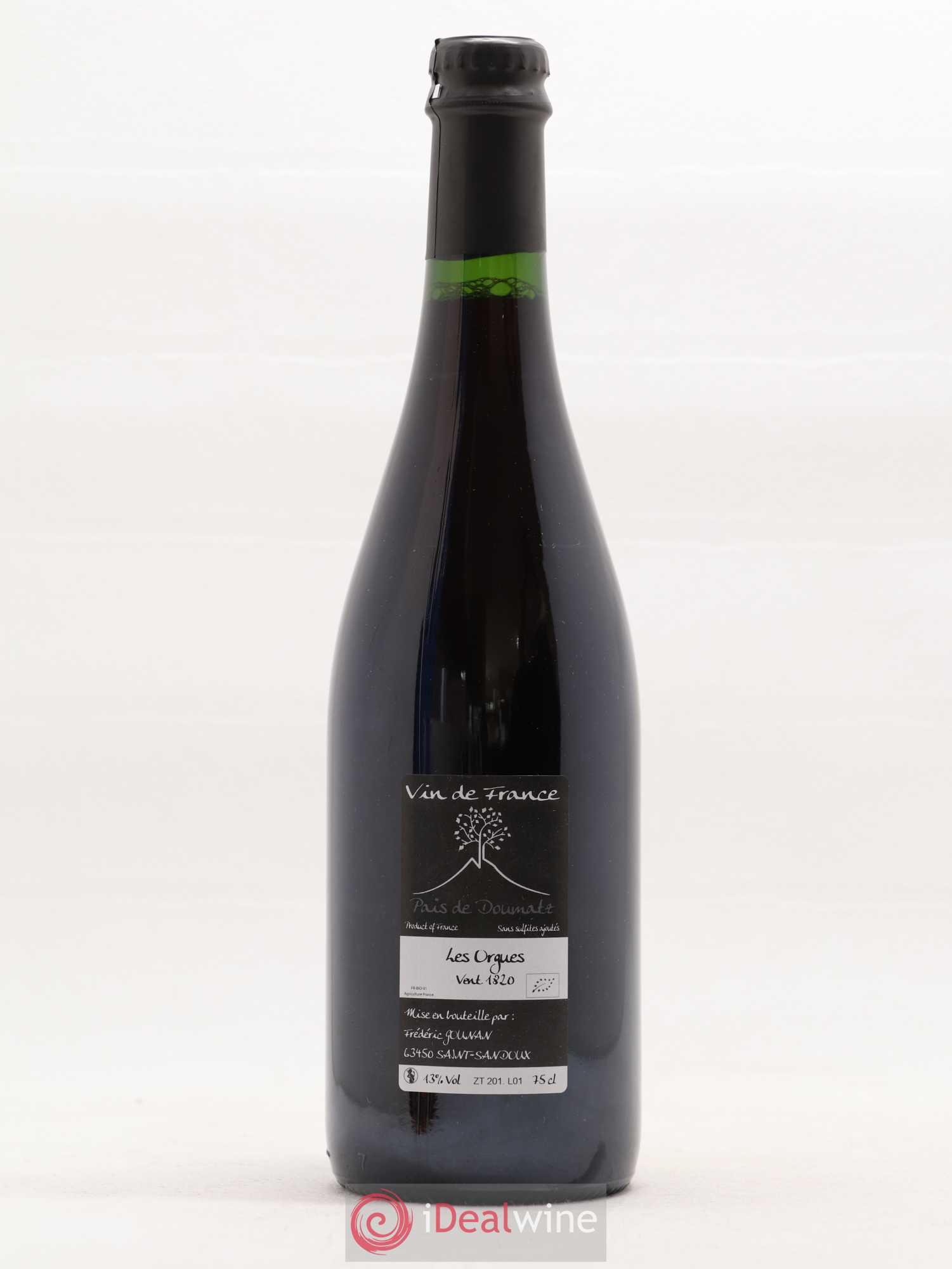 Vin de France Les Orgues Vignoble de l'Arbre Blanc 2018 - Lot de 1 bouteille - 1