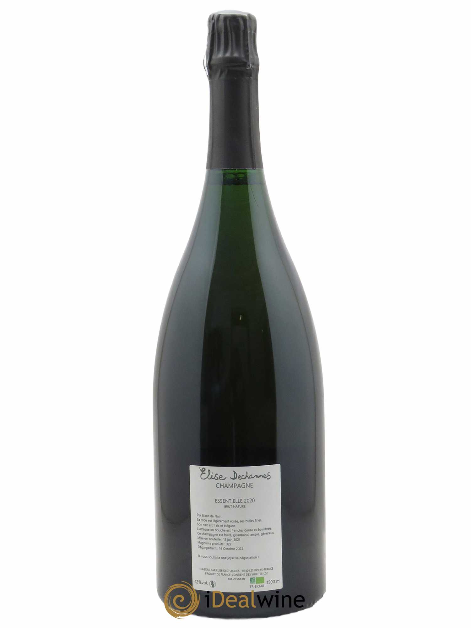 Essentielle Blanc de Noirs Brut Nature Elise Dechannes (Domaine) 2020 - Lotto di 1 magnum - 1