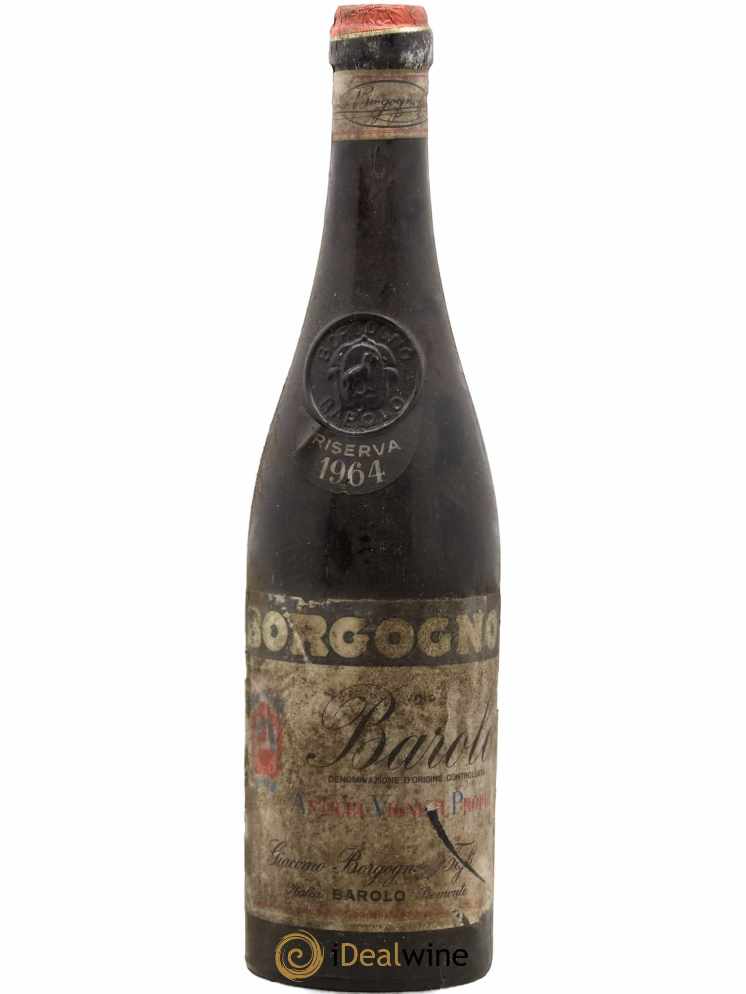Barolo DOCG Riserva Giacomo Borgogno 1964 - Lot de 1 bouteille - 0