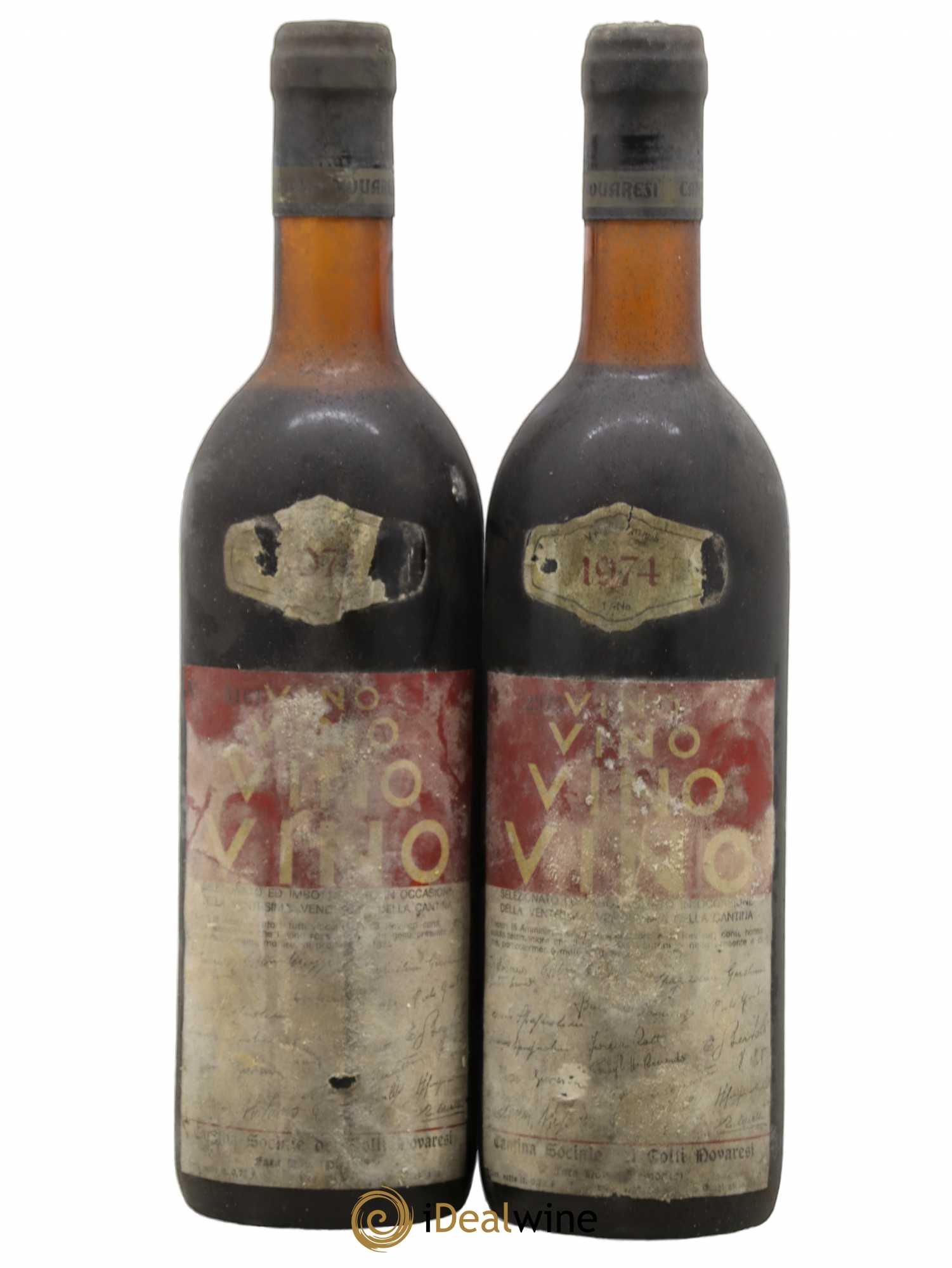 Italie Colli Novaresi Cantina Sociale 1974 - Posten von 2 Flaschen - 0