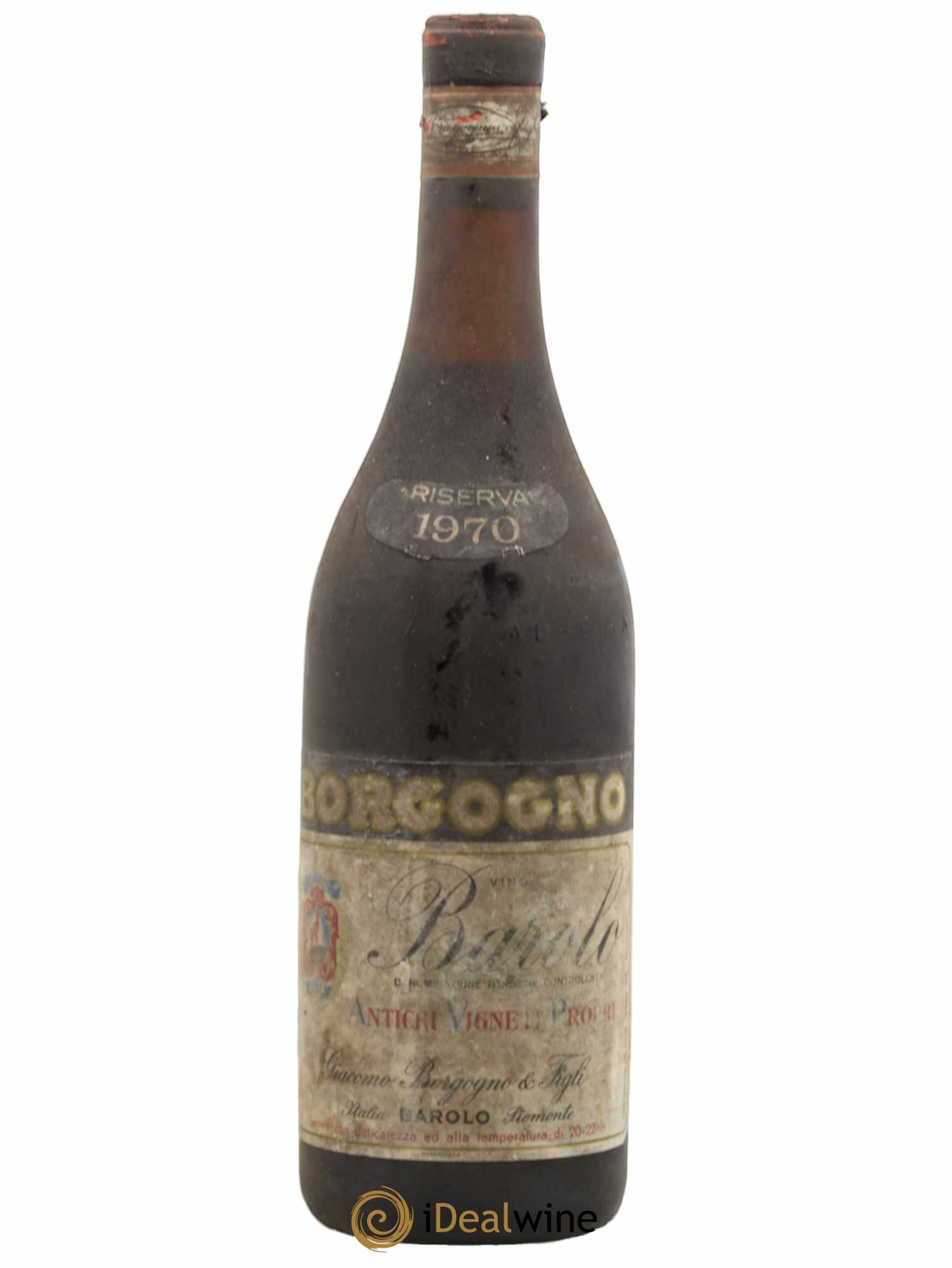 Barolo DOCG Riserva Giacomo Borgogno 1970 - Posten von 1 Flasche - 0