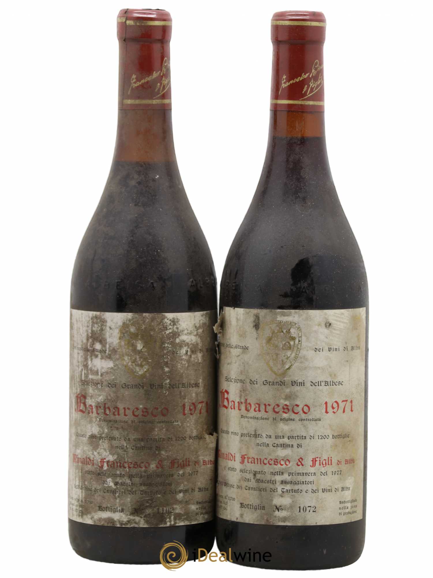 Barbaresco DOCG Rinaldi Francesco 1971 - Posten von 2 Flaschen - 0