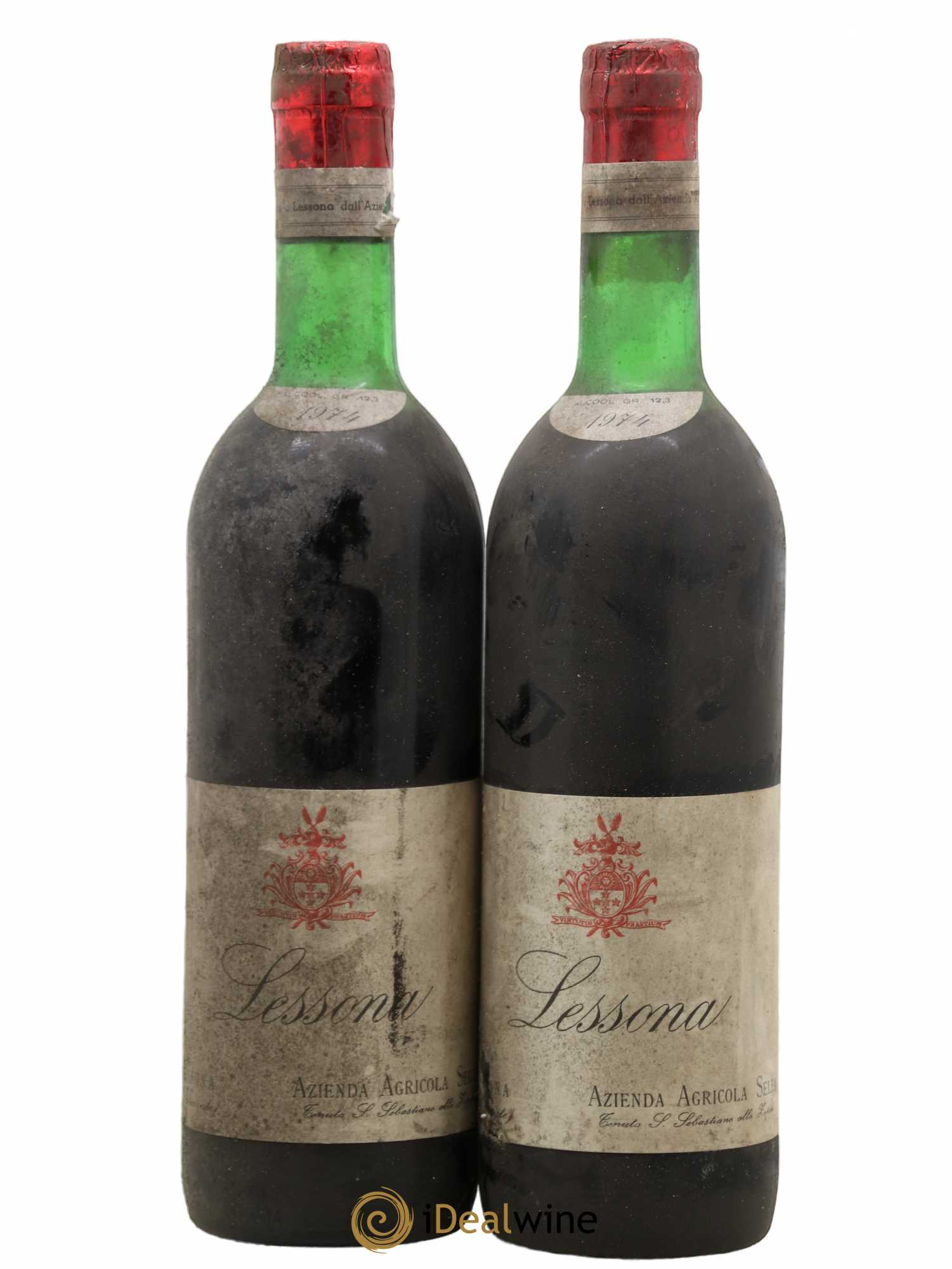 Italie Lessona 1974 - Lot de 2 bouteilles - 0
