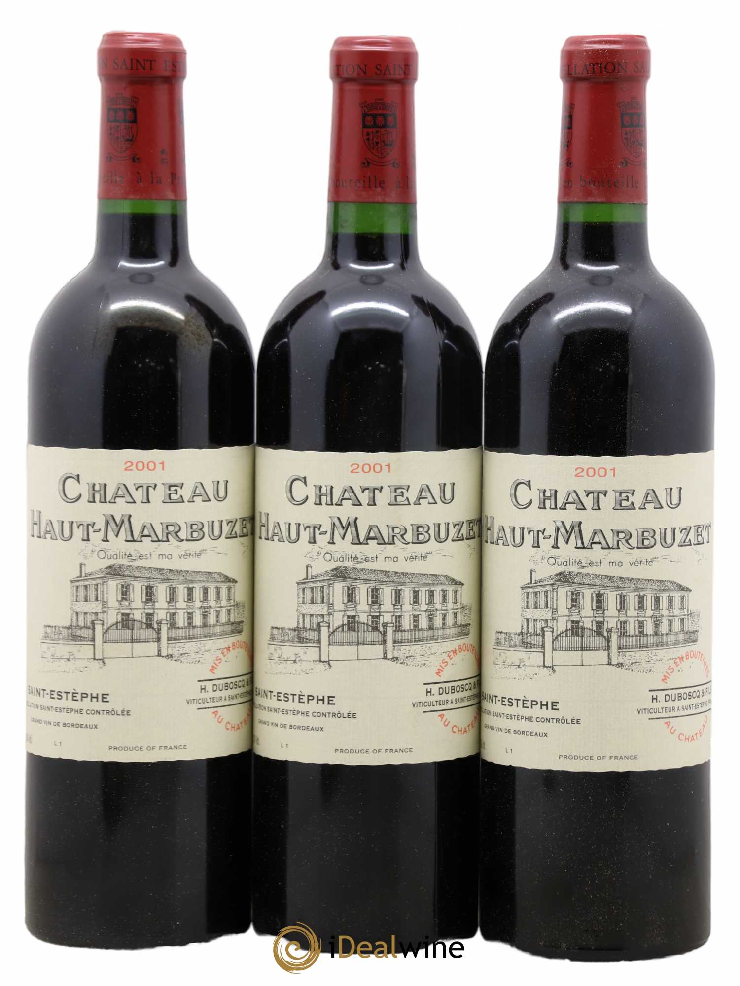 Château Haut Marbuzet 2001 - Lot de 6 bouteilles - 2