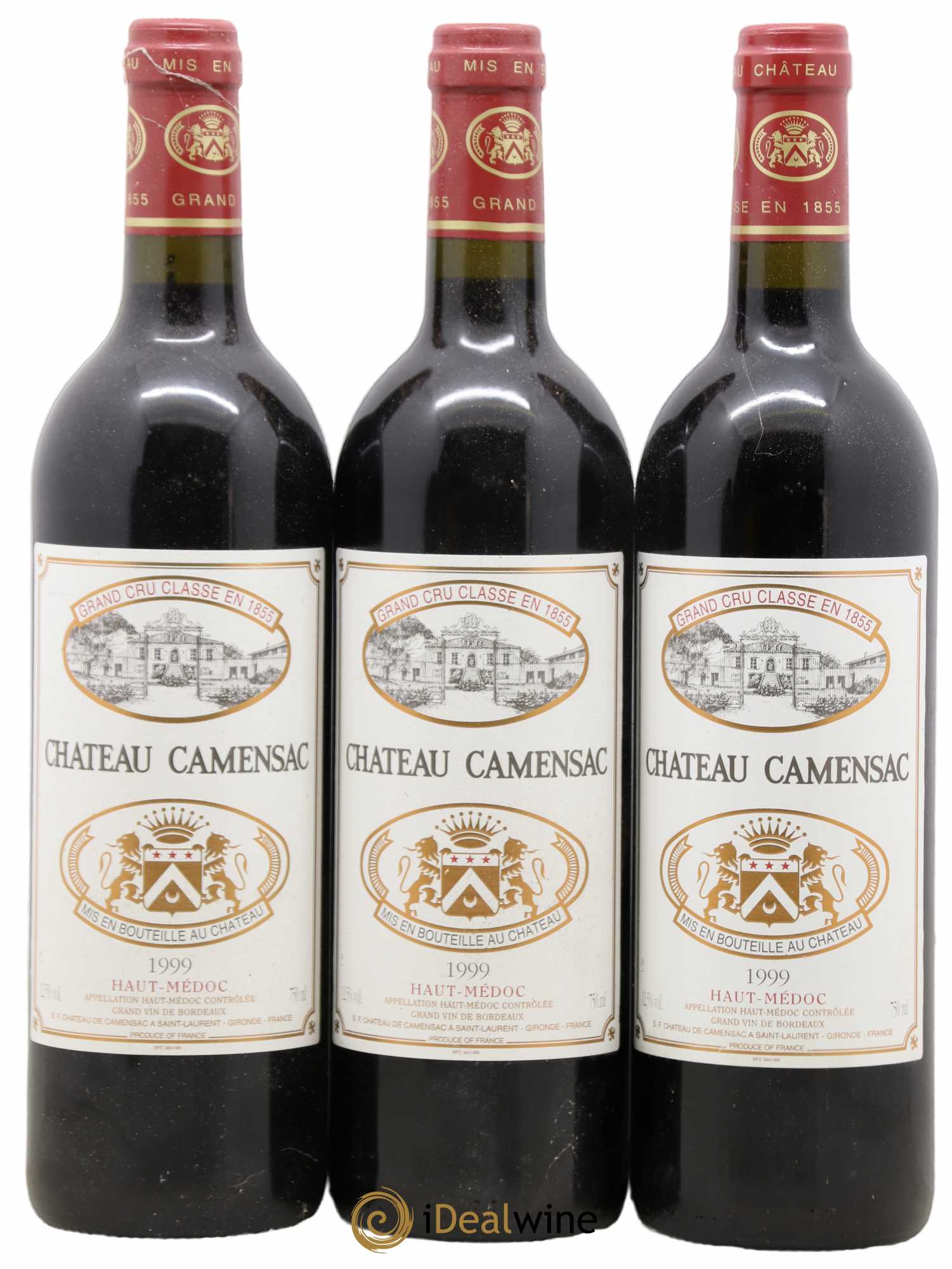 Château Camensac 5ème Grand Cru Classé 1999 - Lot de 12 bouteilles - 1