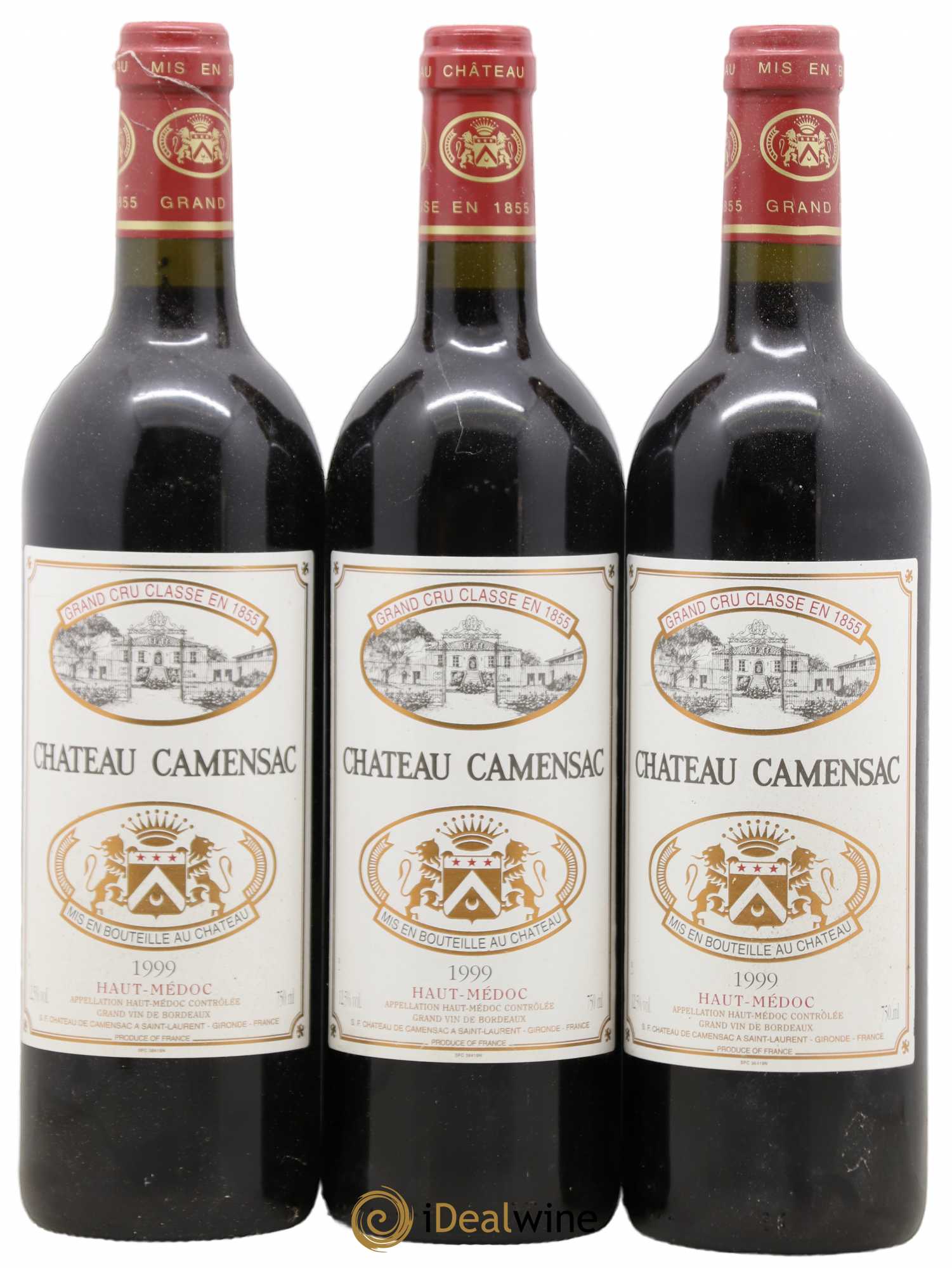 Château Camensac 5ème Grand Cru Classé 1999 - Lot de 12 bouteilles - 2
