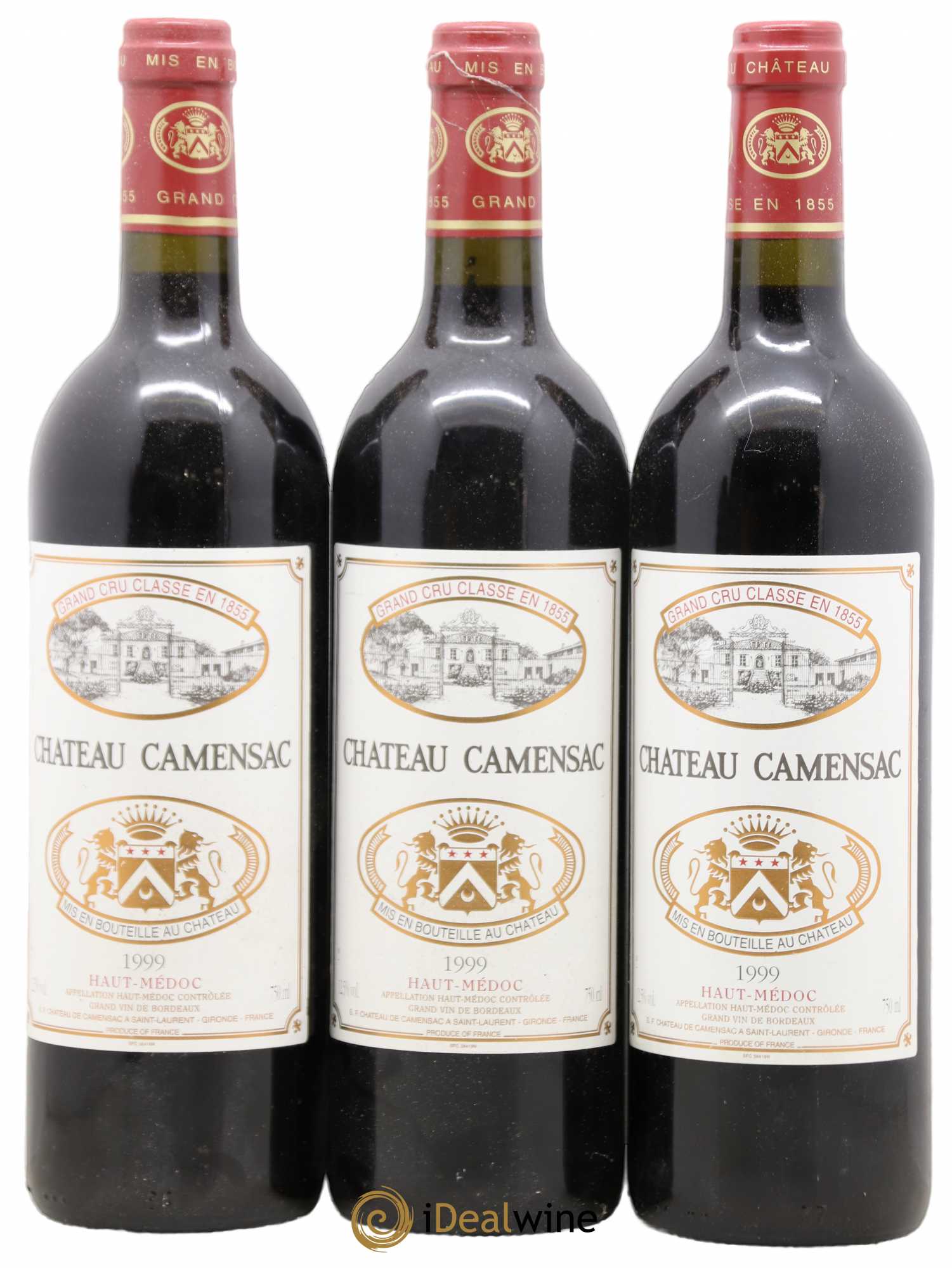 Château Camensac 5ème Grand Cru Classé 1999 - Lot de 12 bouteilles - 3