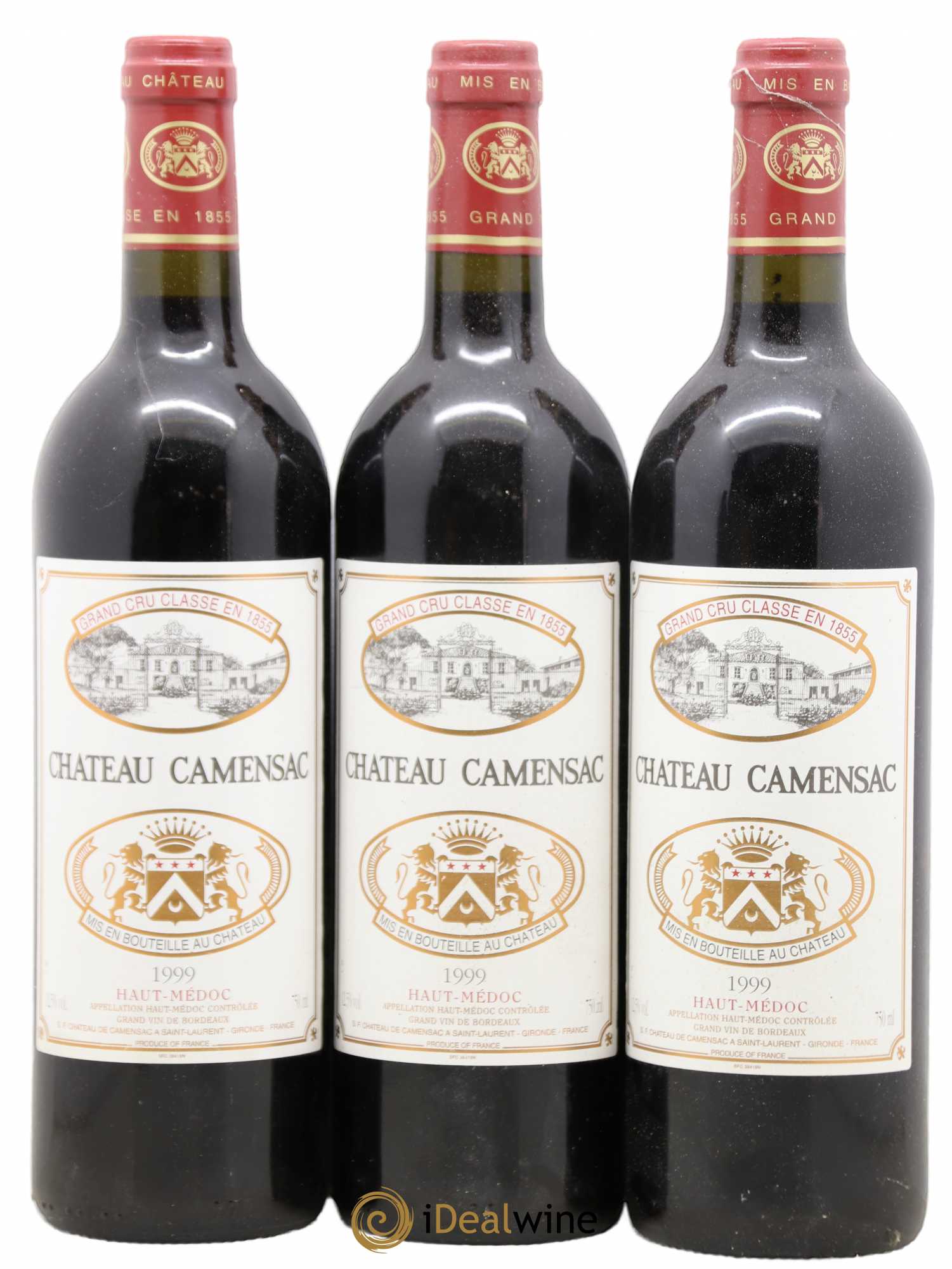 Château Camensac 5ème Grand Cru Classé 1999 - Lot de 12 bouteilles - 4
