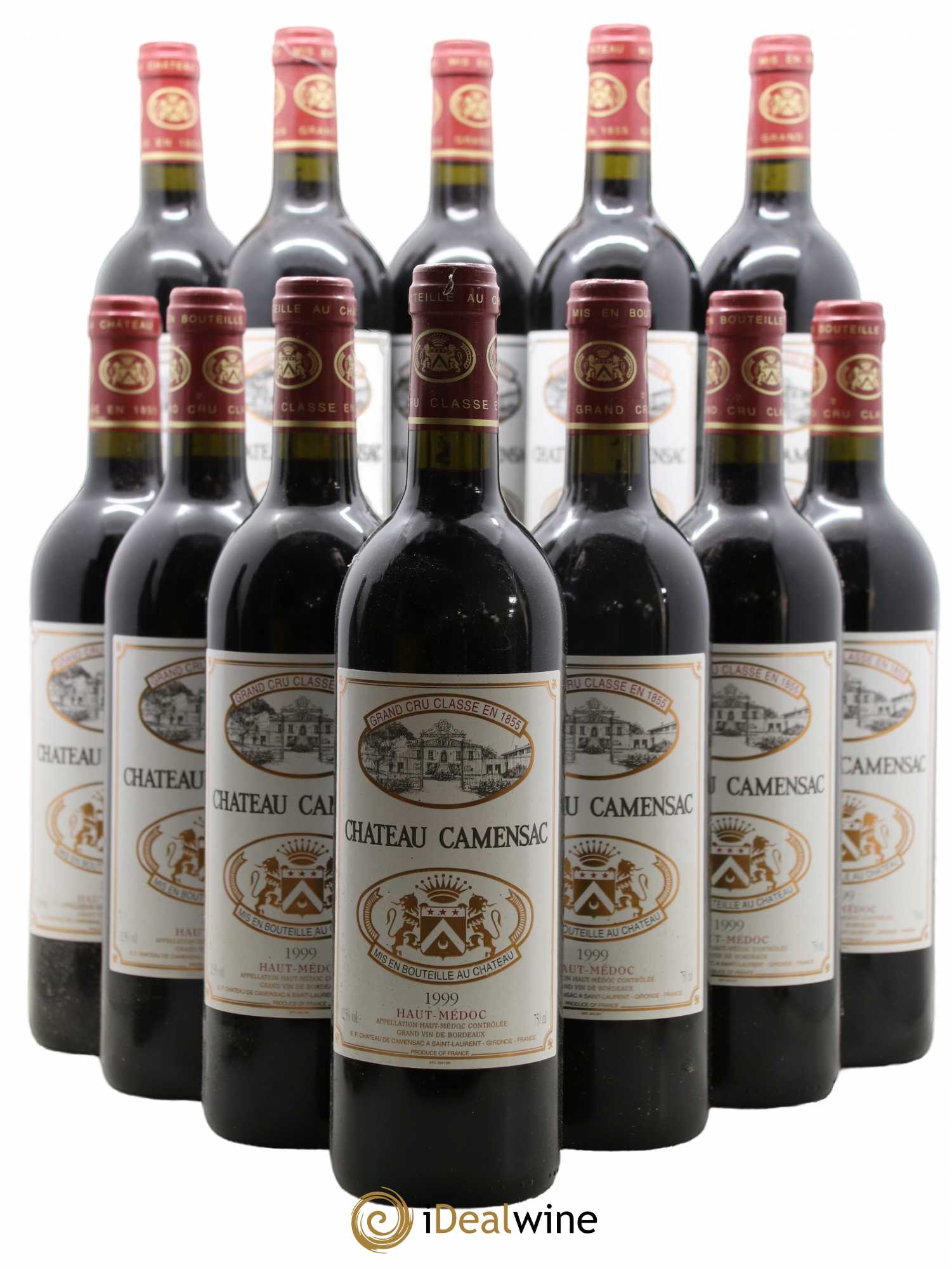 Château Camensac 5ème Grand Cru Classé 1999 - Lot de 12 bouteilles - 0