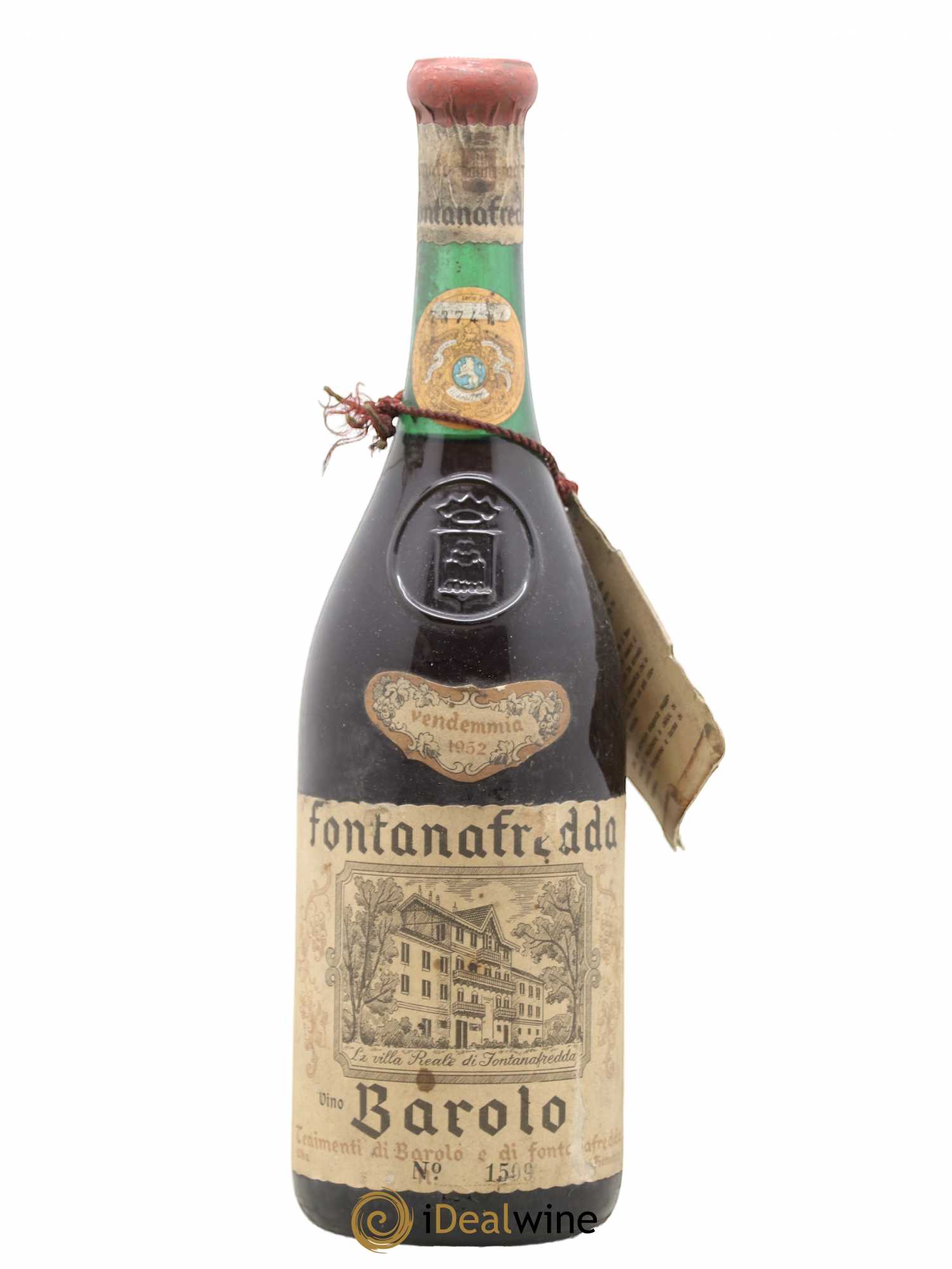 Barolo Fontanafredda 1952 - Lot de 1 bouteille - 0