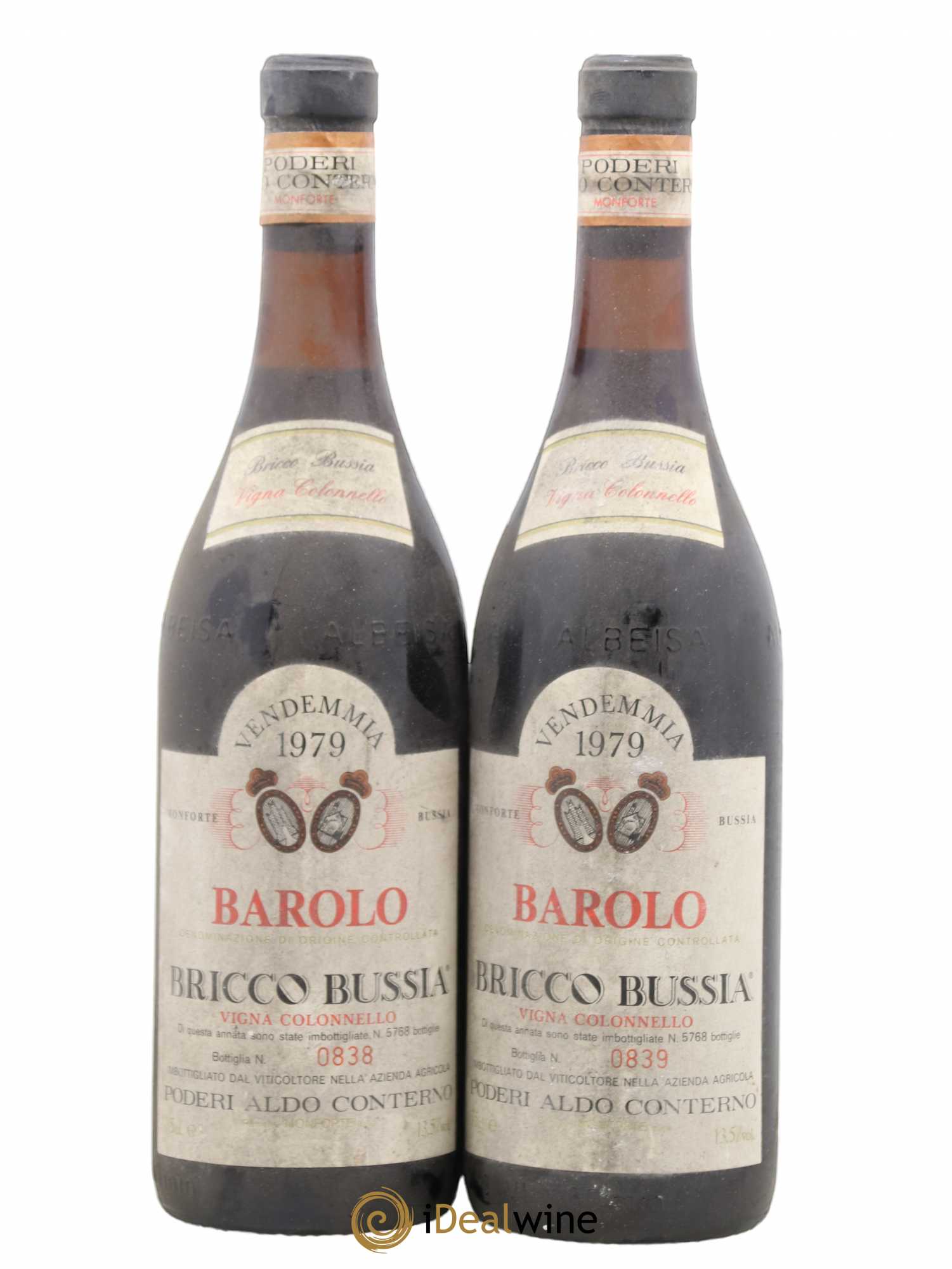 Barolo DOCG Bussia Colonnello Aldo Conterno 1979 - Lot de 2 bouteilles - 0